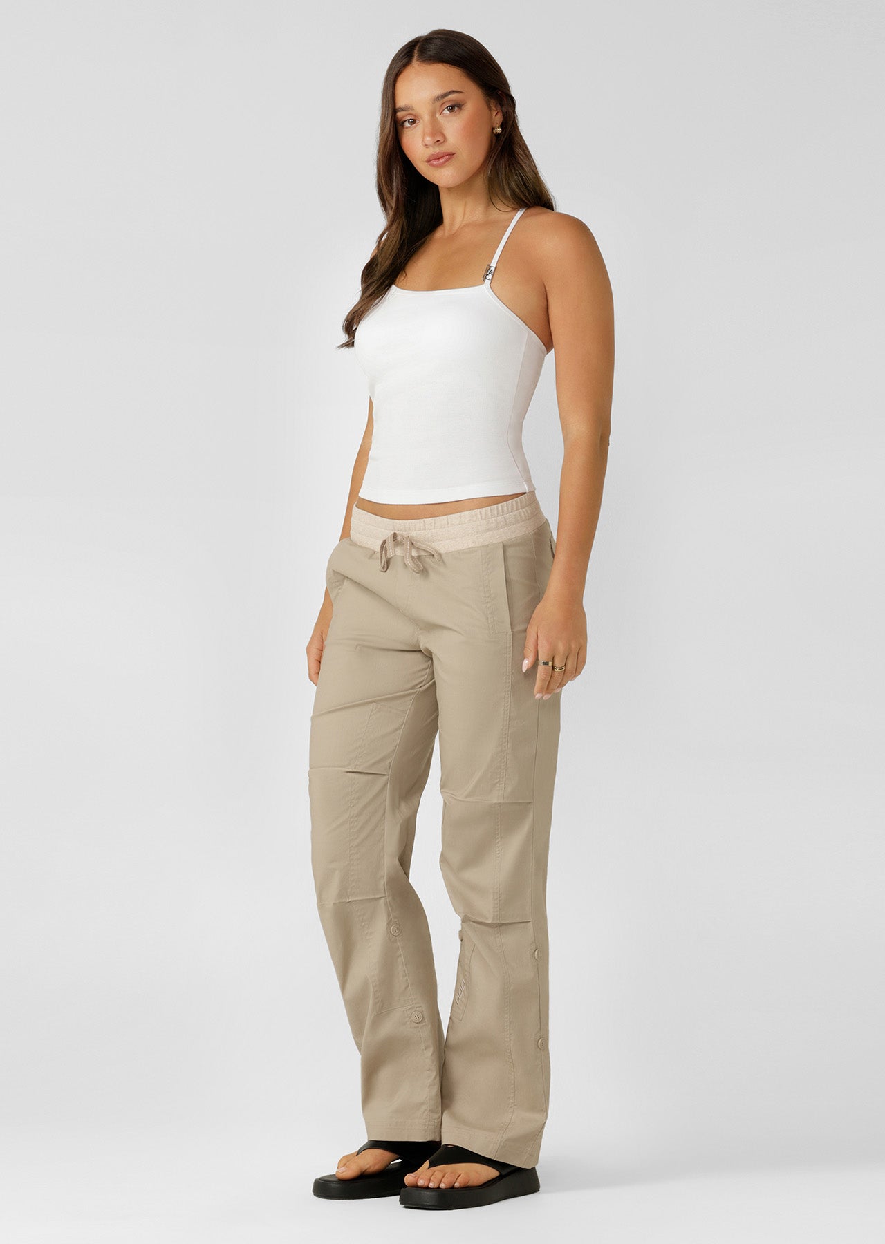 Lorna Jane Synchronised Rib Bra Tank Combo - White