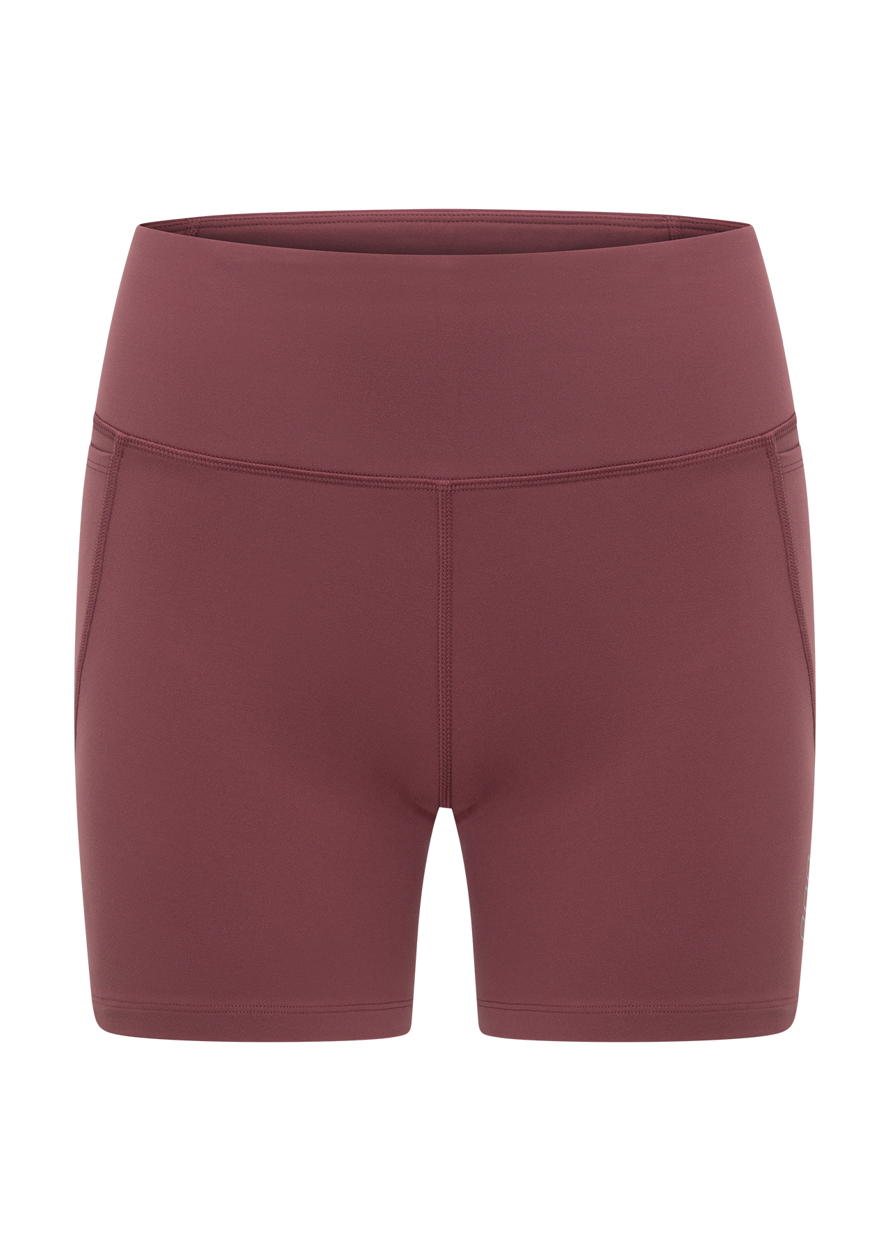 Lorna Jane Amy No Chafe Phone Pocket 14cm Bike Shorts - Dark Rose Blush