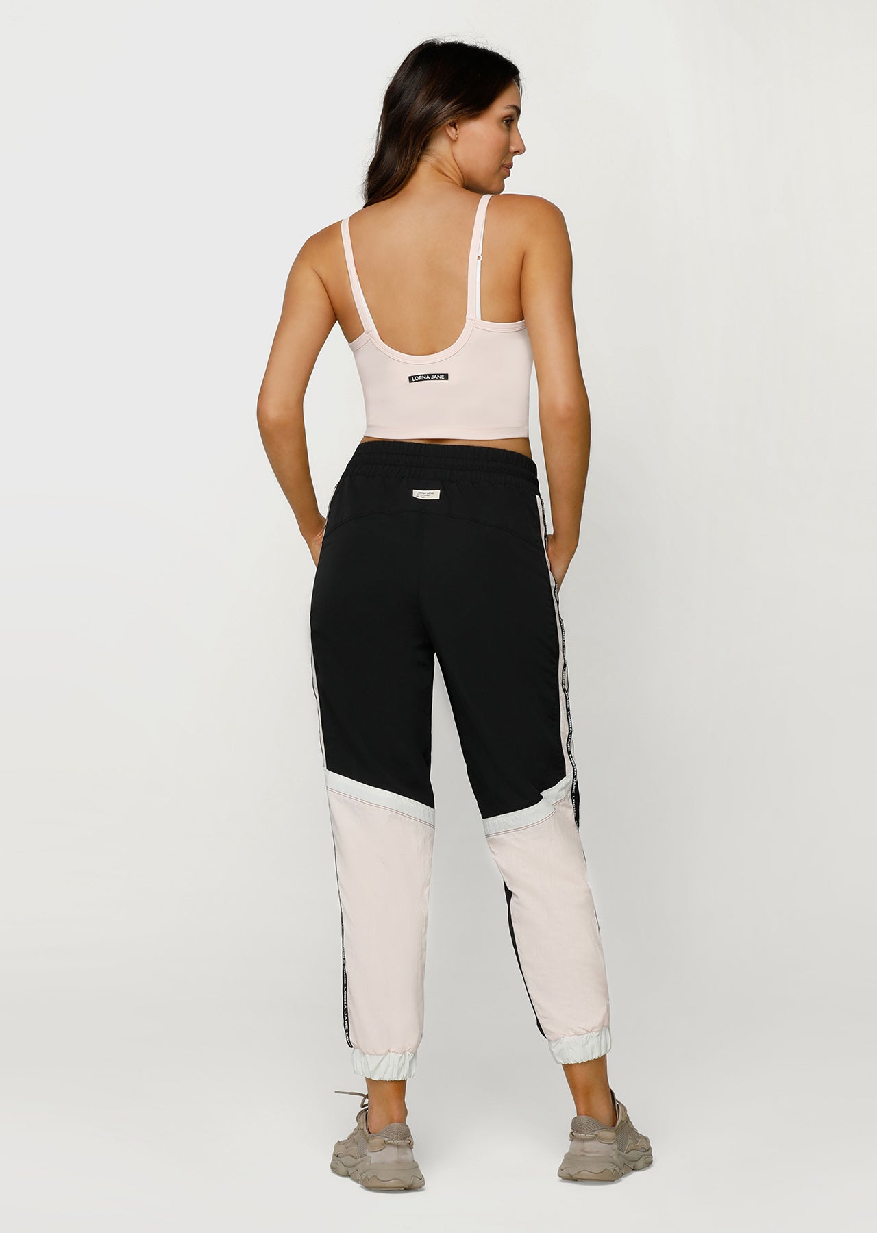 Lorna Jane 80's Revival Track Pant - Black Multi