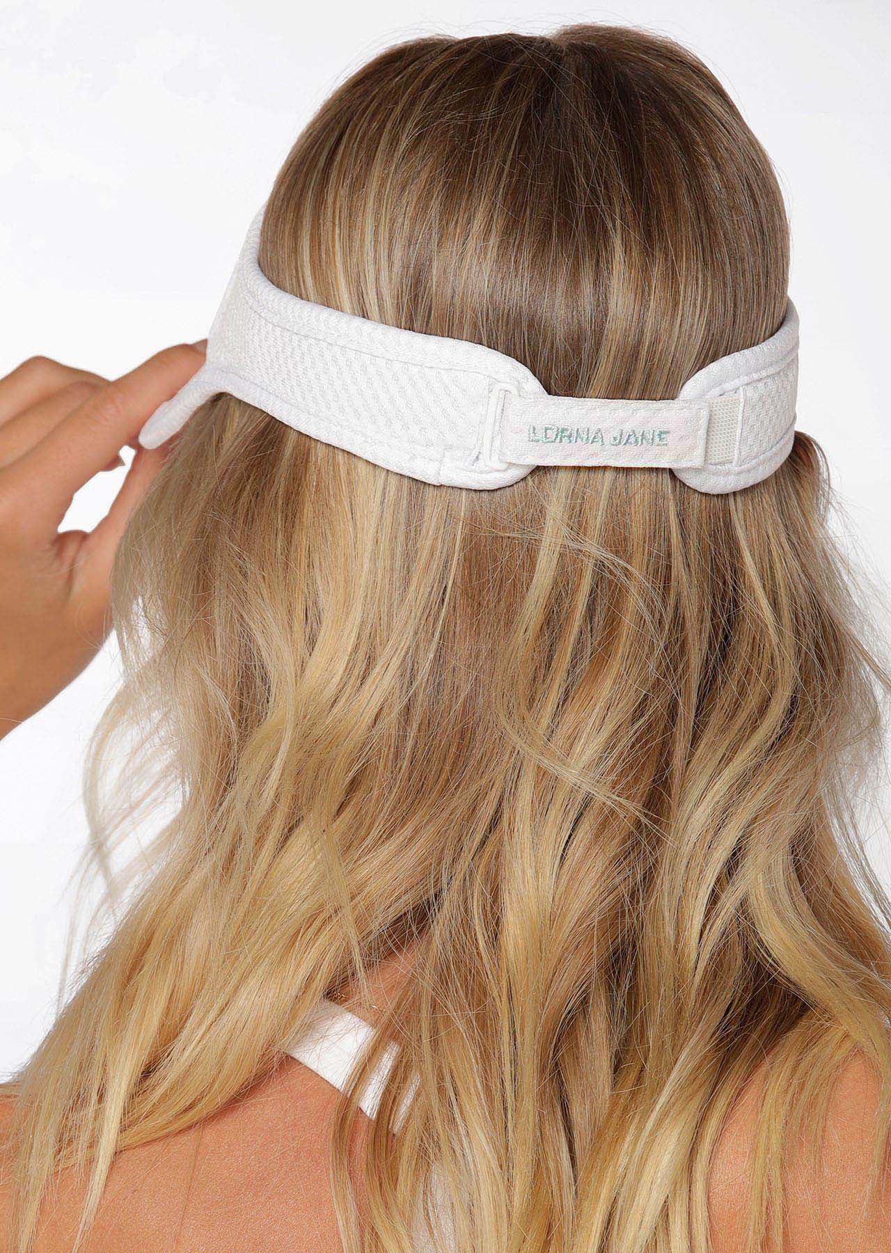 Lorna Jane Ventilation Visor - White/Blue