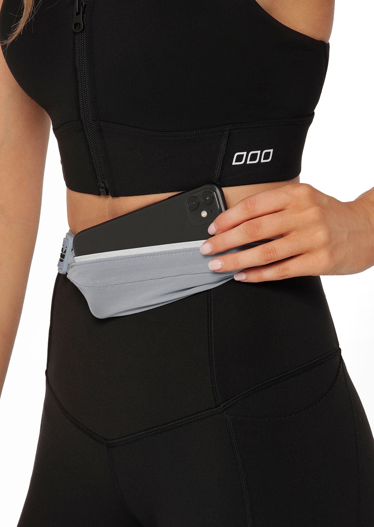 Lorna Jane Pace It Running Belt - Gravity Grey