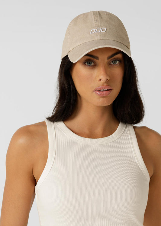 Lorna Jane Trailblazer Washed Cap - Washed Latte