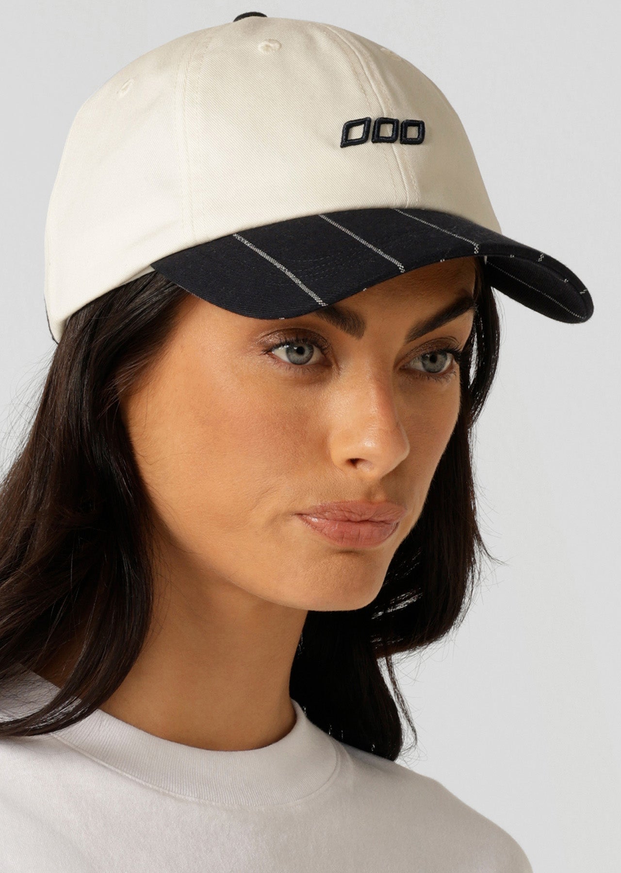 Lorna Jane Pinstripe Icons Cap - Midnight Blue Pinstripe