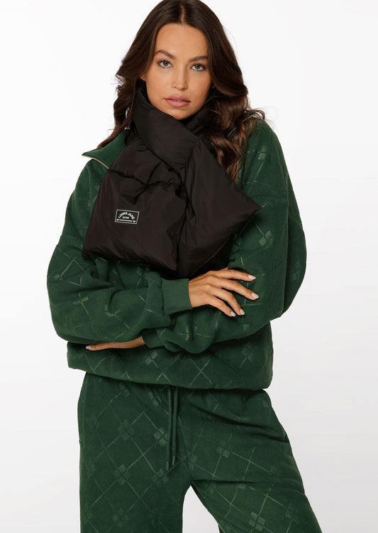 Lorna Jane Keep Toasty Quilted Scarf - Black