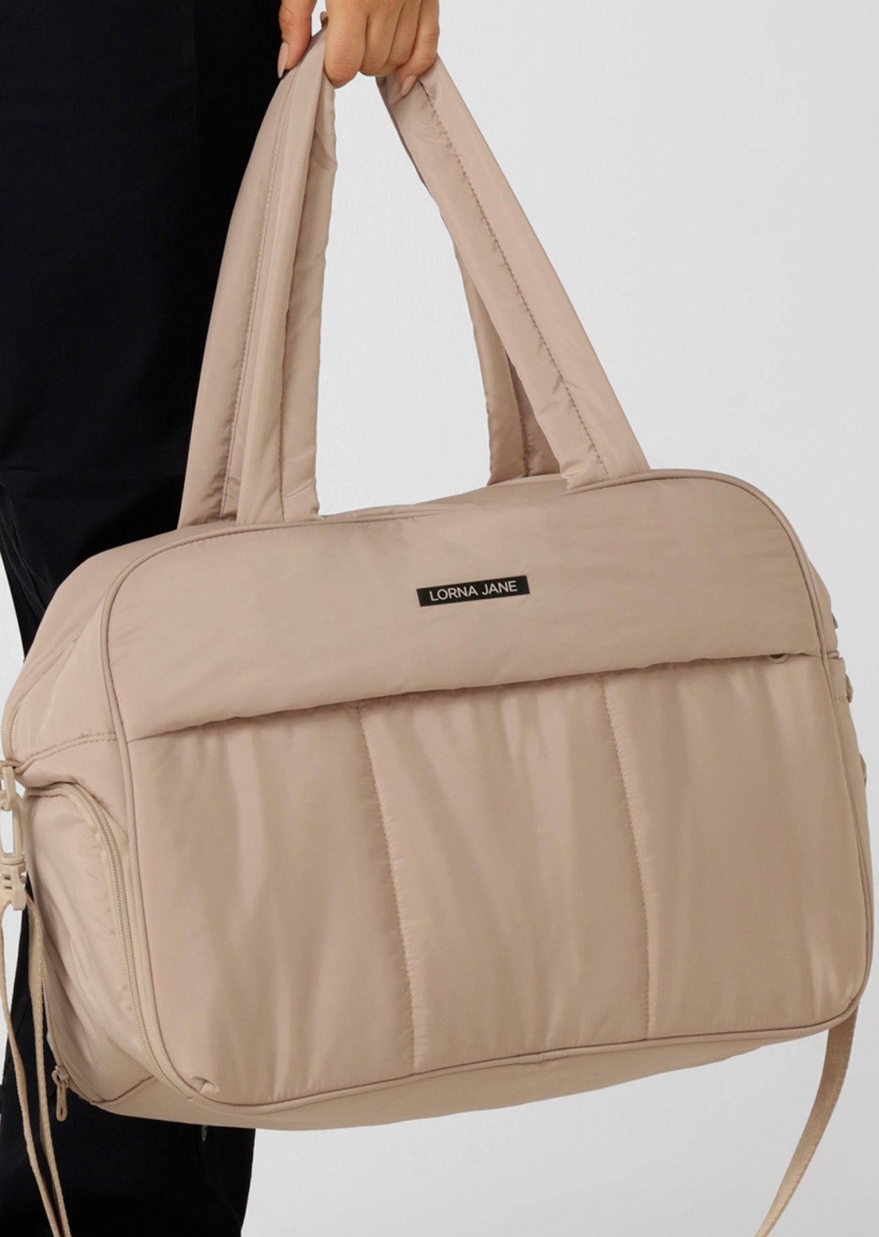 Lorna Jane LJ Duffle Bag - Latte