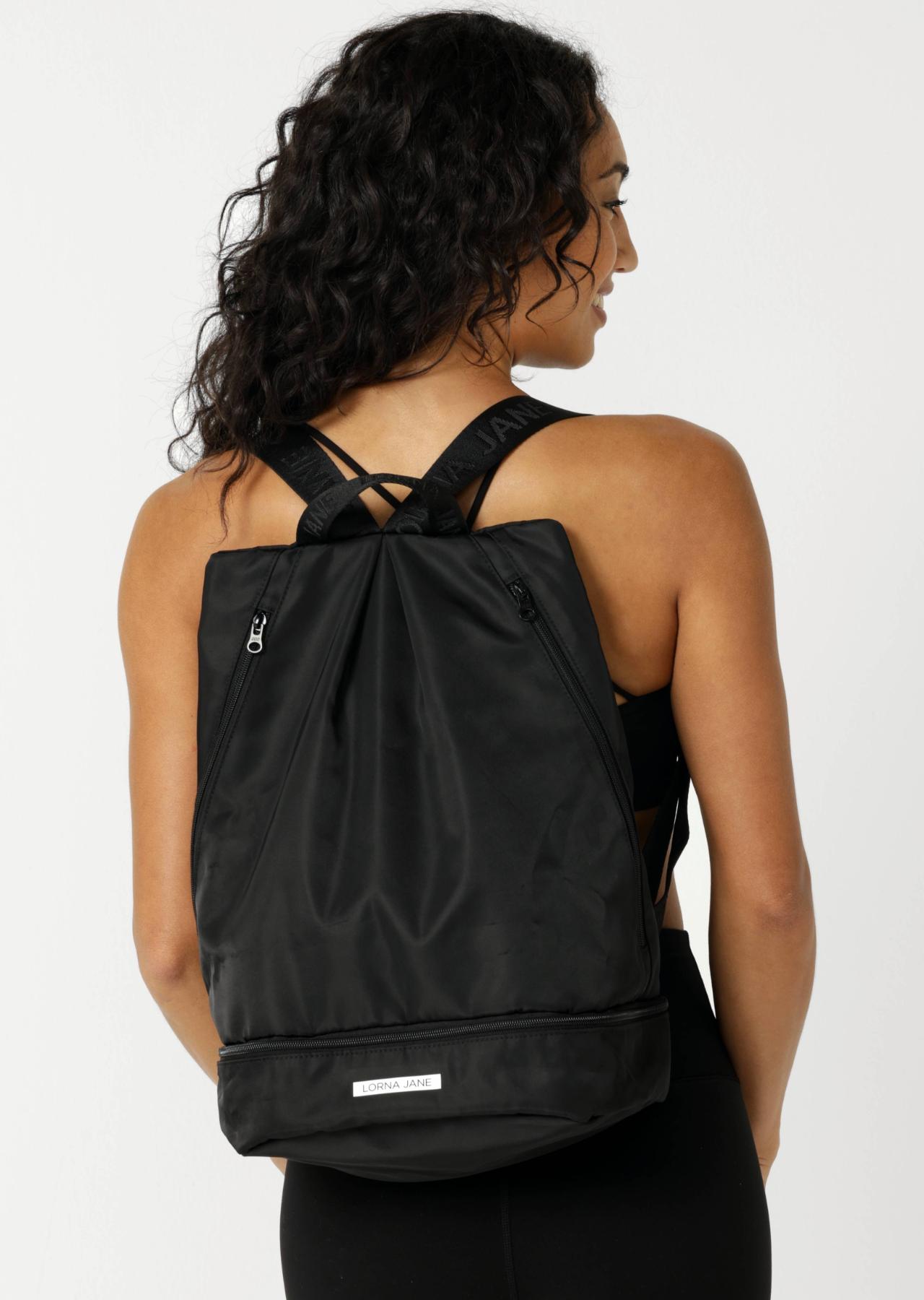 Lorna Jane LJ Backpack - Black