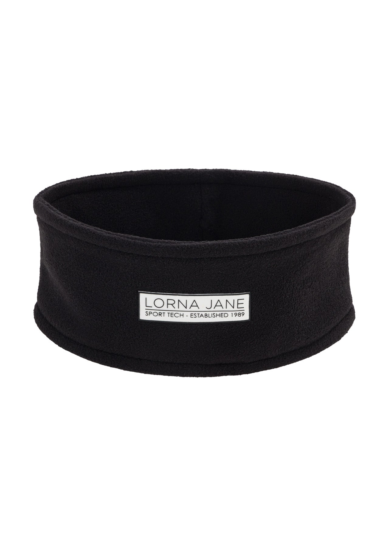 Lorna Jane Reflective Polar Fleece Headband - Black