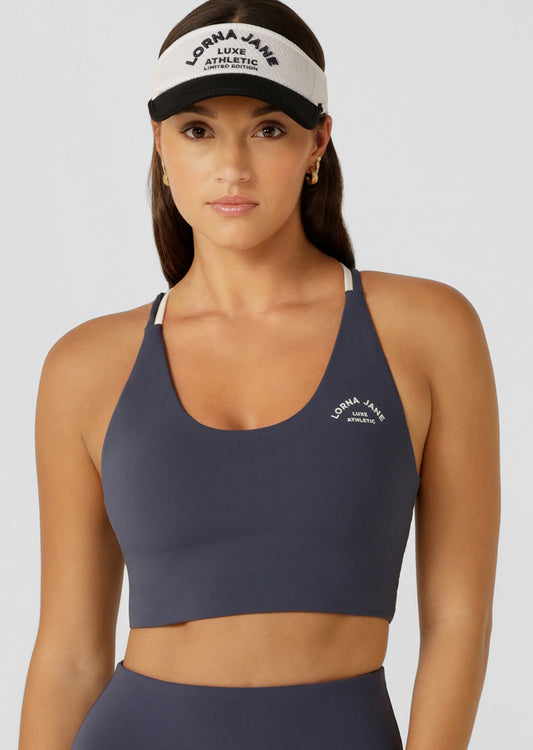 Lorna Jane Lotus Limited Edition Visor - Ash Blue