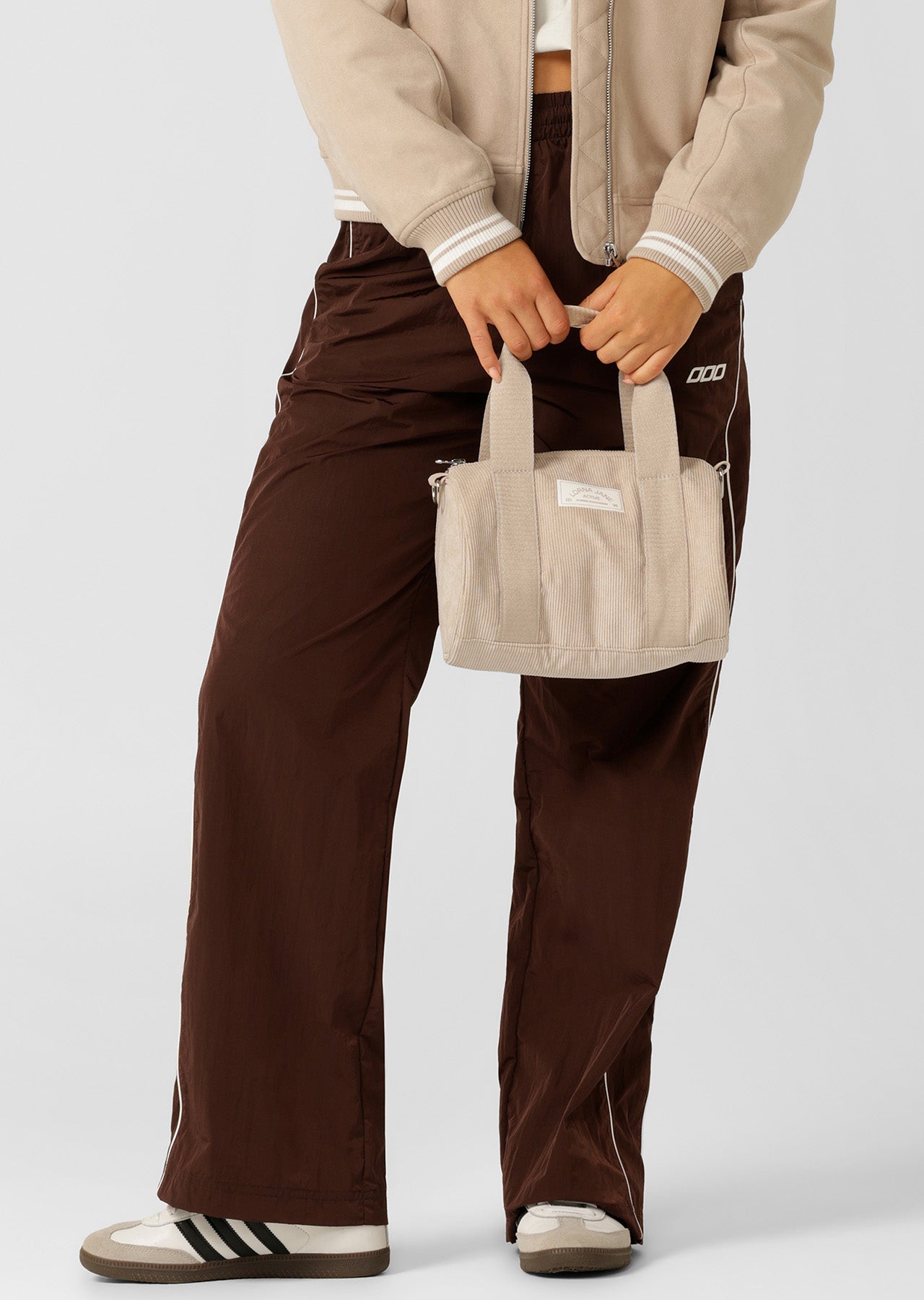 Lorna Jane Limited Edition Lotus Mini Duffle Bag - Light Oxford Tan