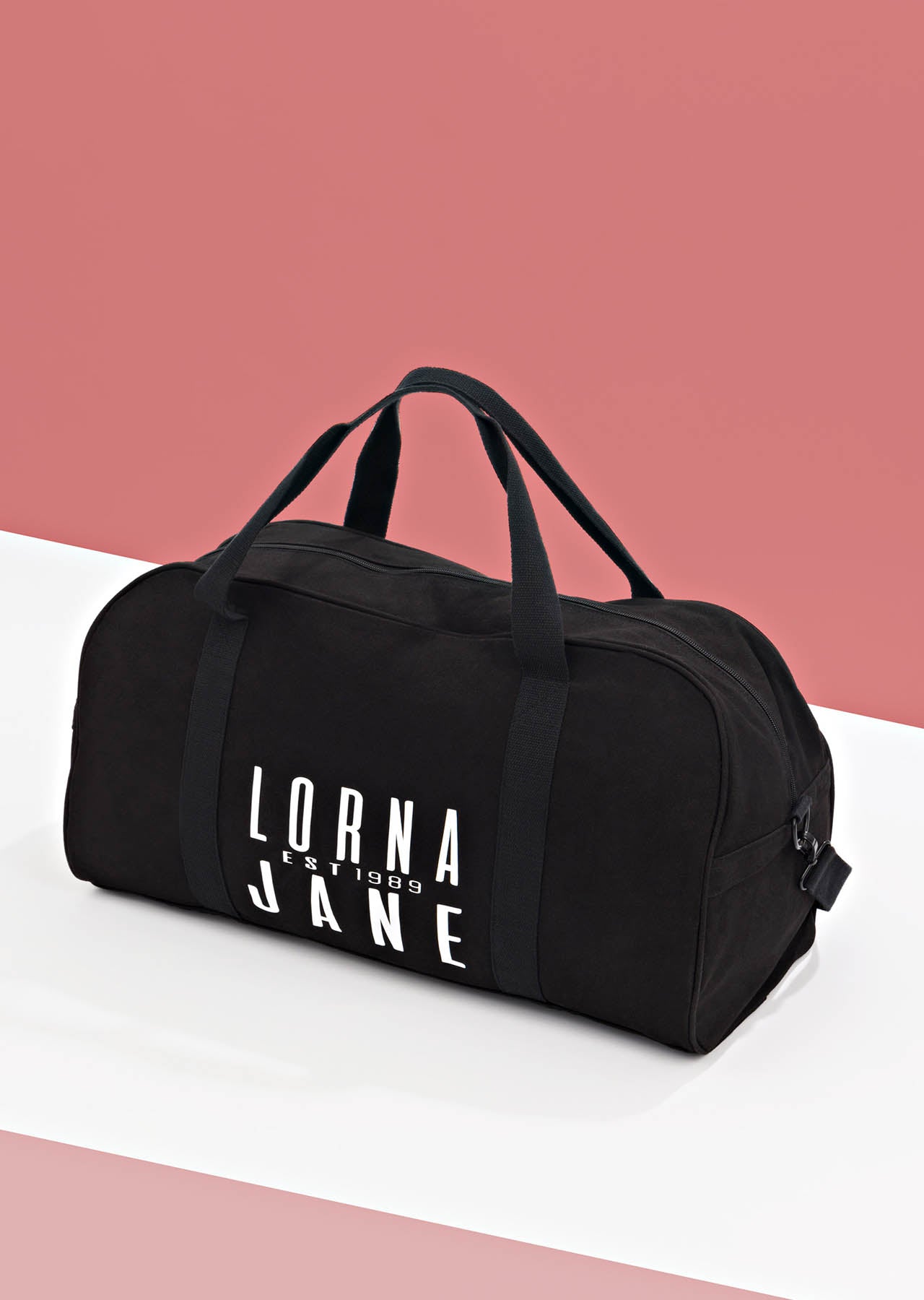 Lorna Jane LJ Heritage Canvas Duffle Bag - Black