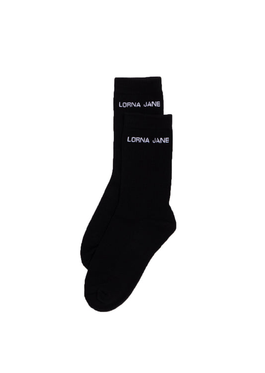 Lorna Jane Lorna Jane Crew Socks - Black