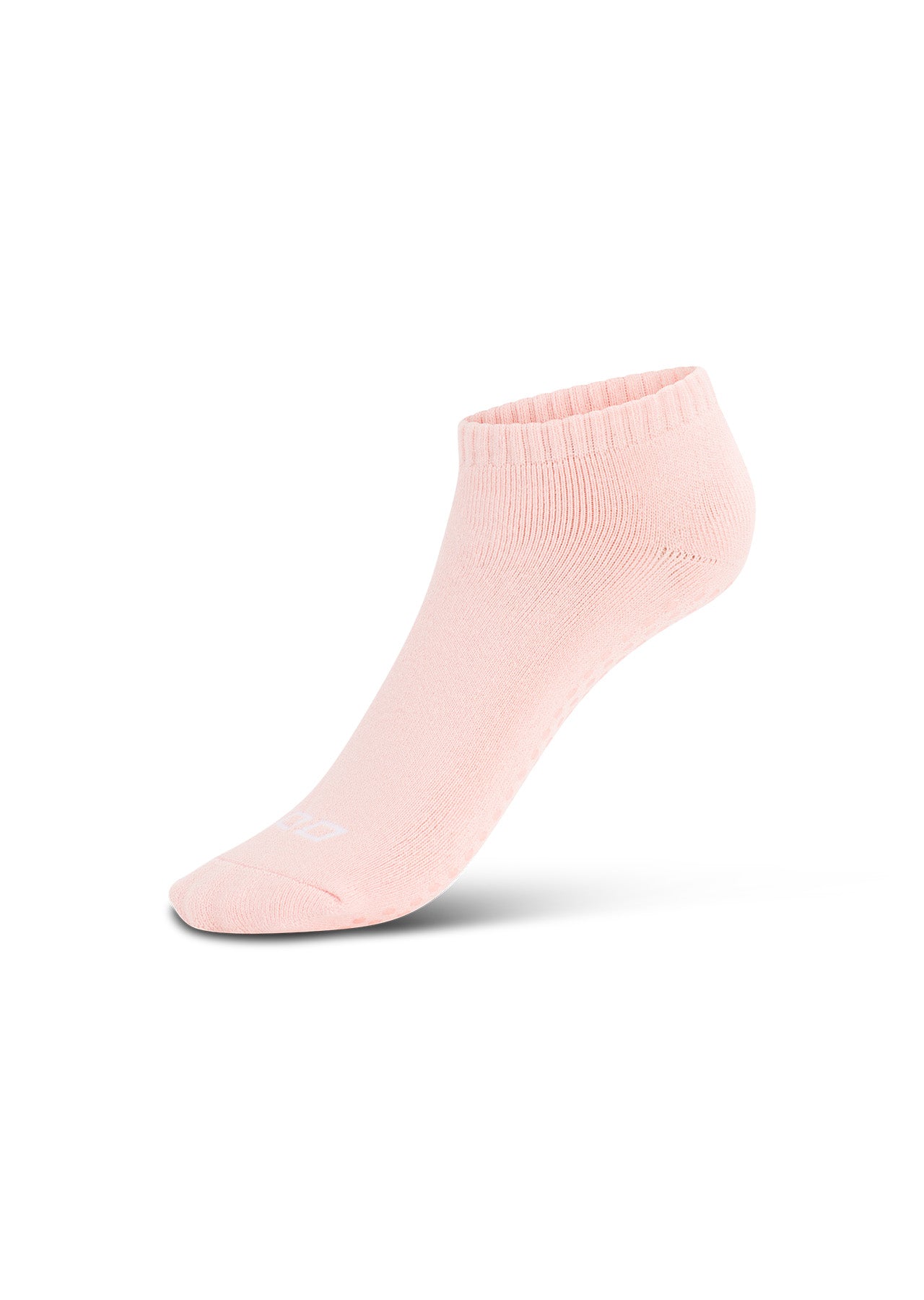 Lorna Jane 2Pk Icon Pilates Grip Socks - Black/Pink Sand