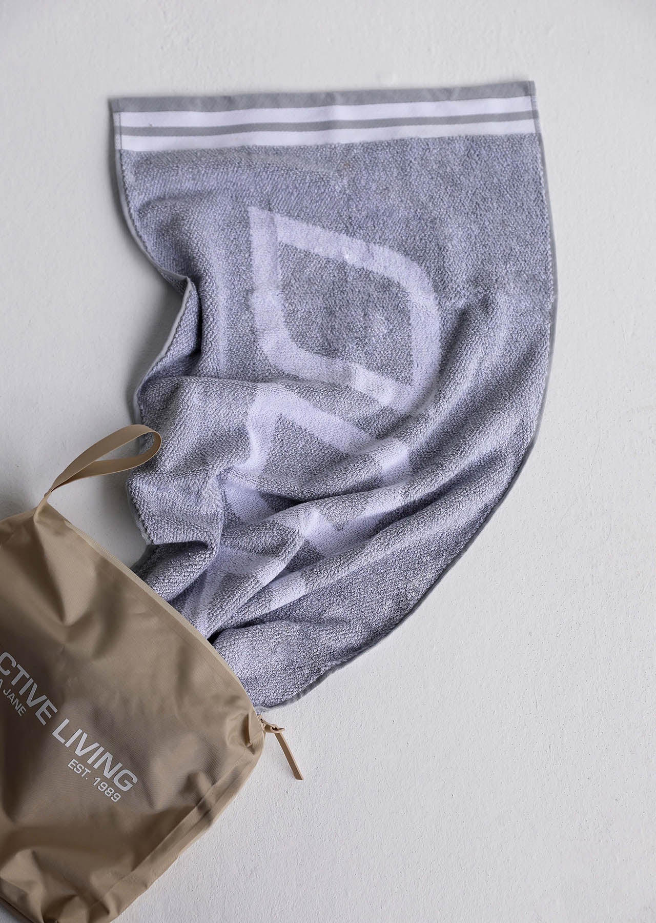 Lorna Jane Icon Sweat Towel - Grey Marl
