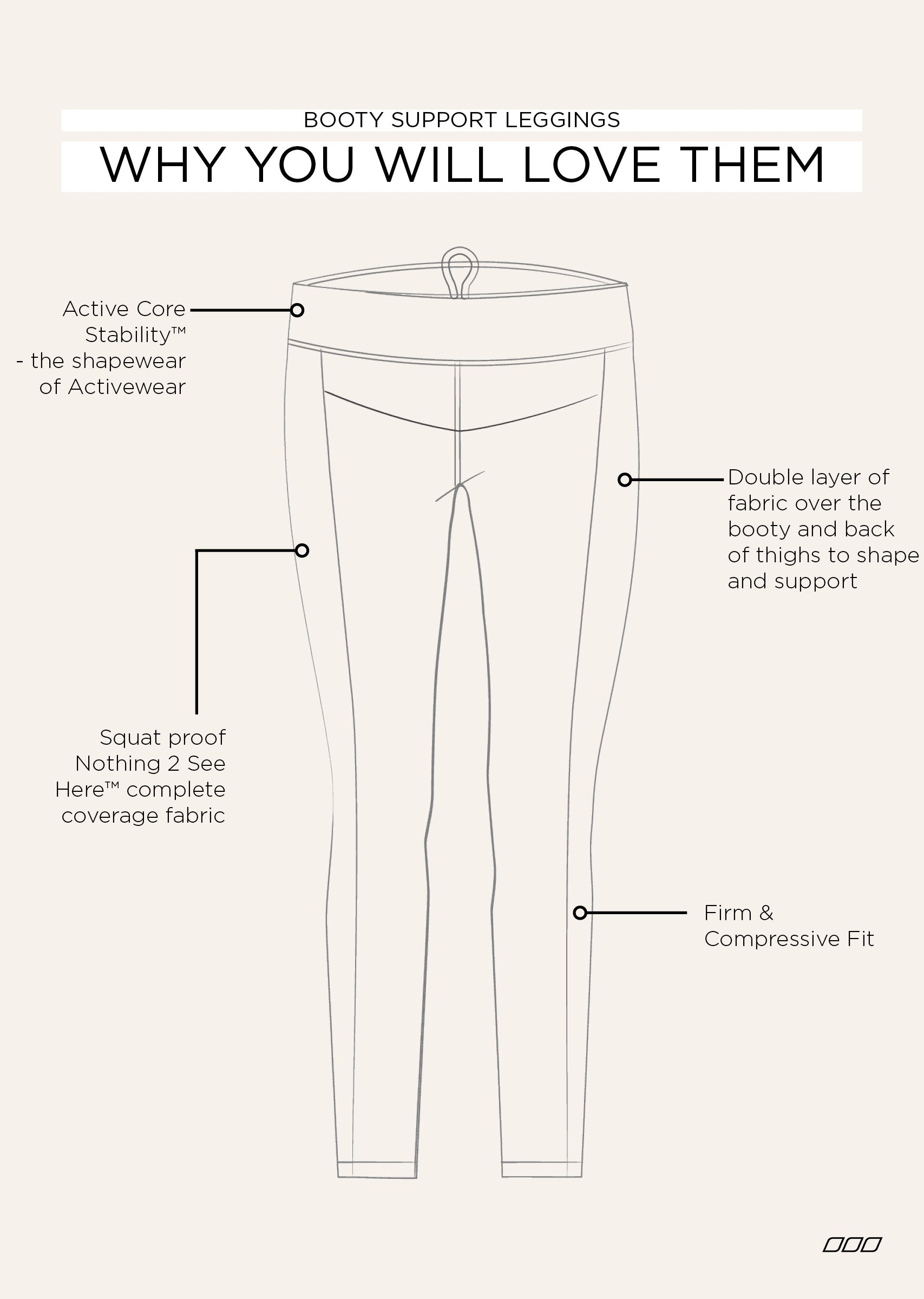 Lorna Jane New Booty Support 7/8 Leggings - Black