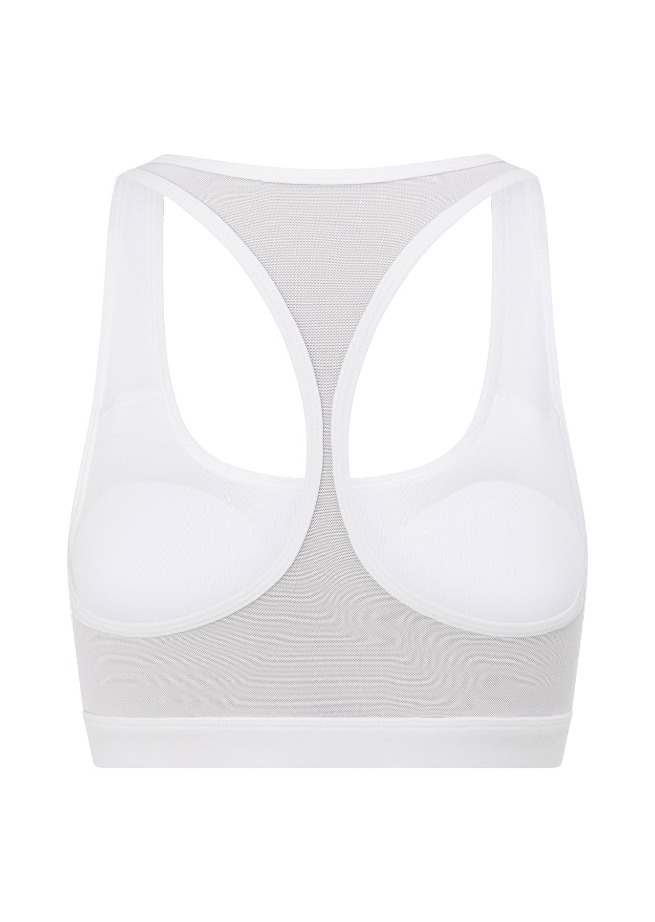 Lorna Jane Skinny Iconic Comfort Sports Bra - White Recycled