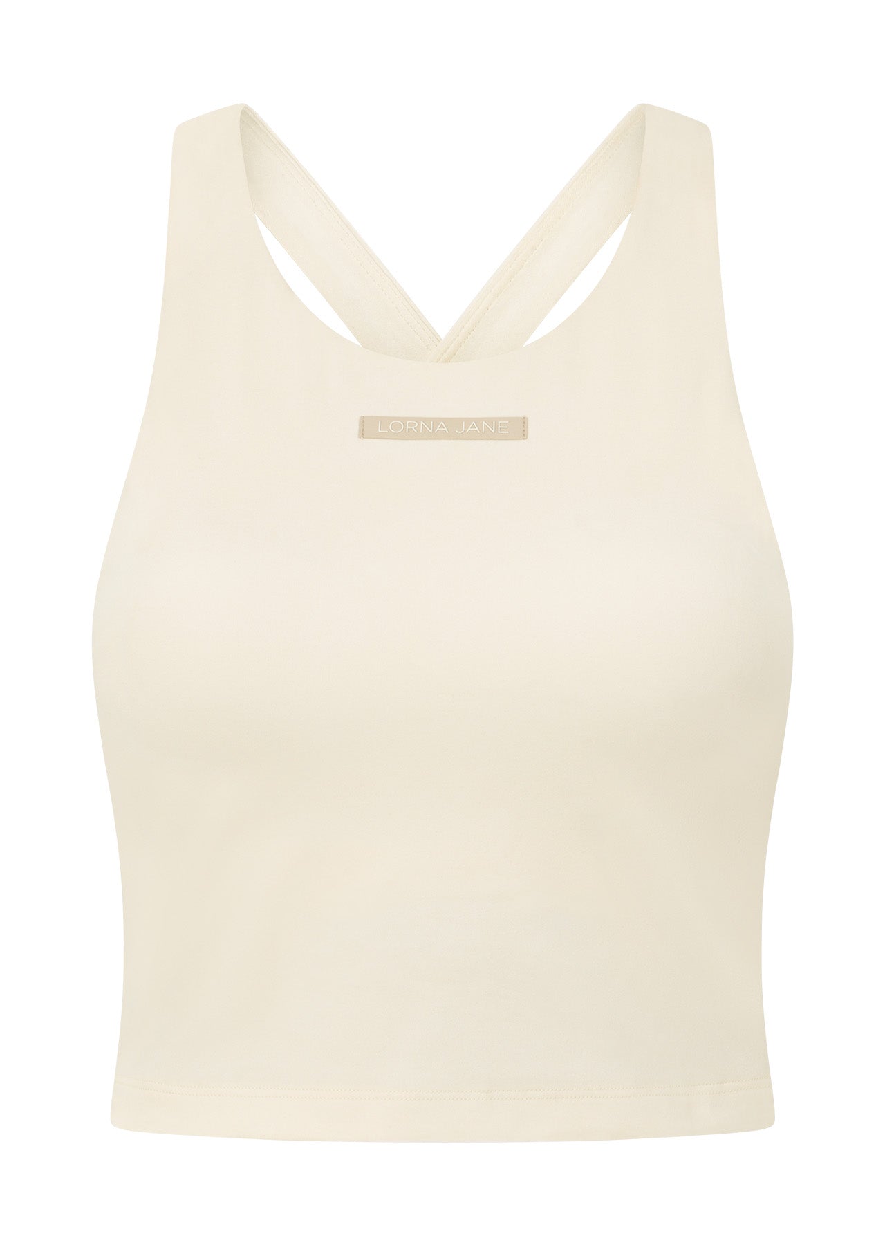 Lorna Jane Flexible Tank Bra Combo - Cream