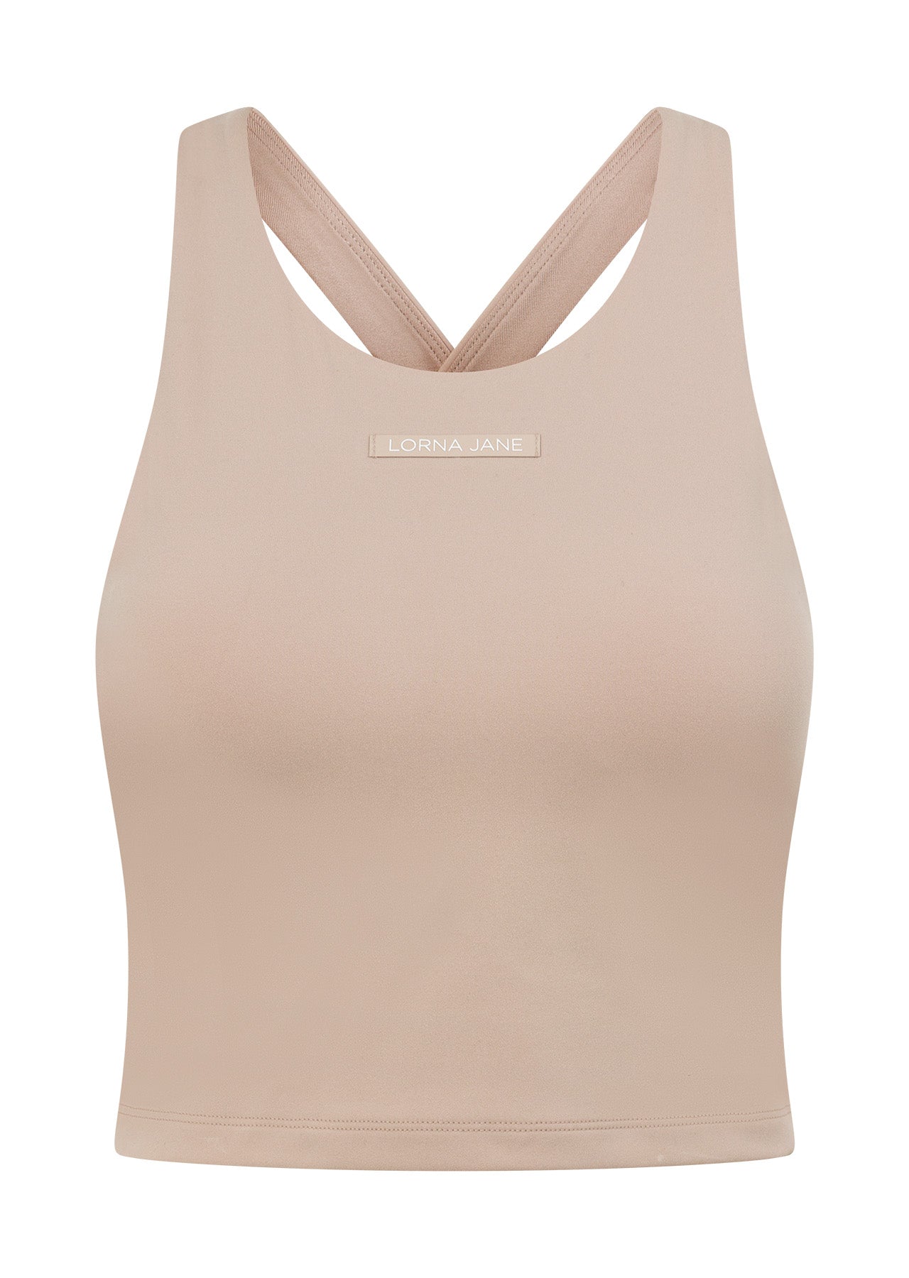 Lorna Jane Flexible Tank Bra Combo - Latte
