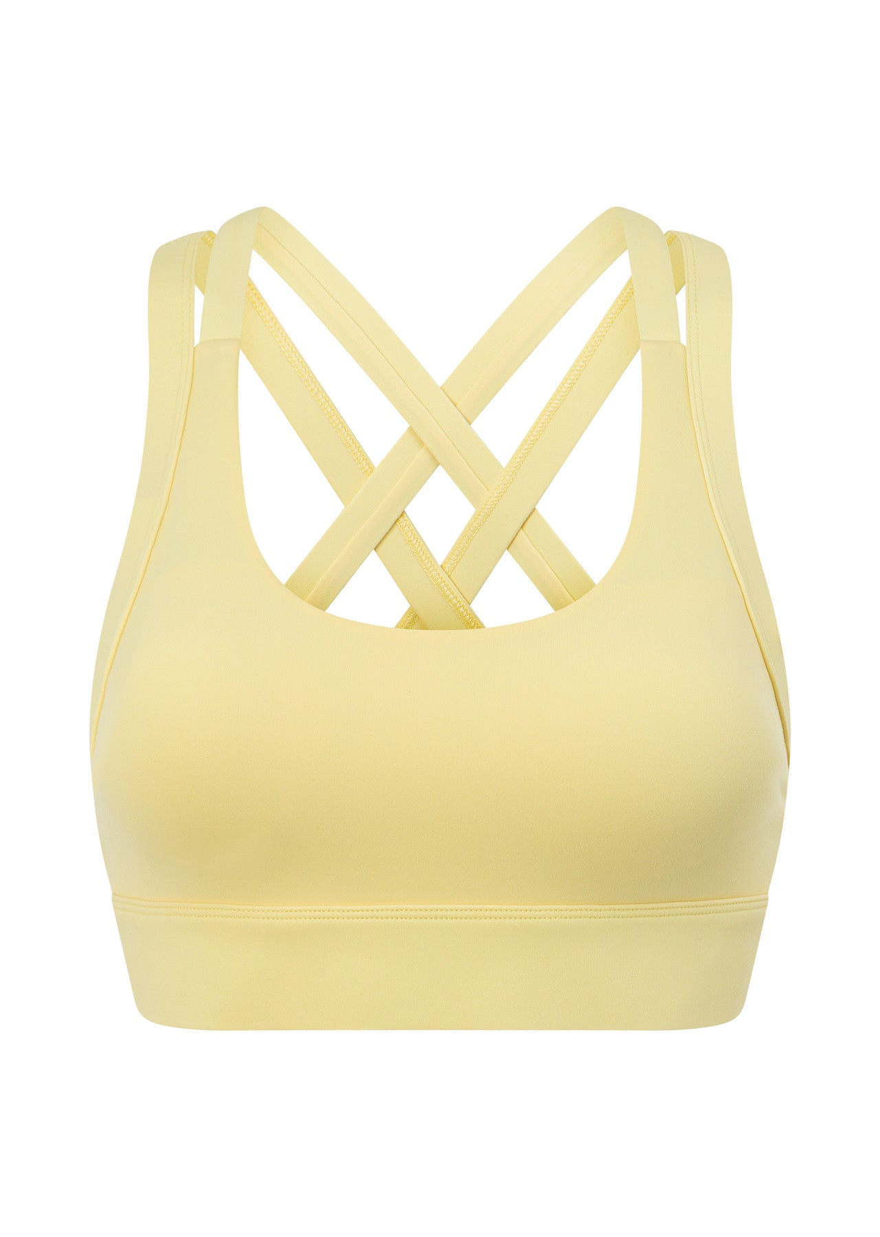 Lorna Jane Shape Up Max Support Bra - Lemon Cream