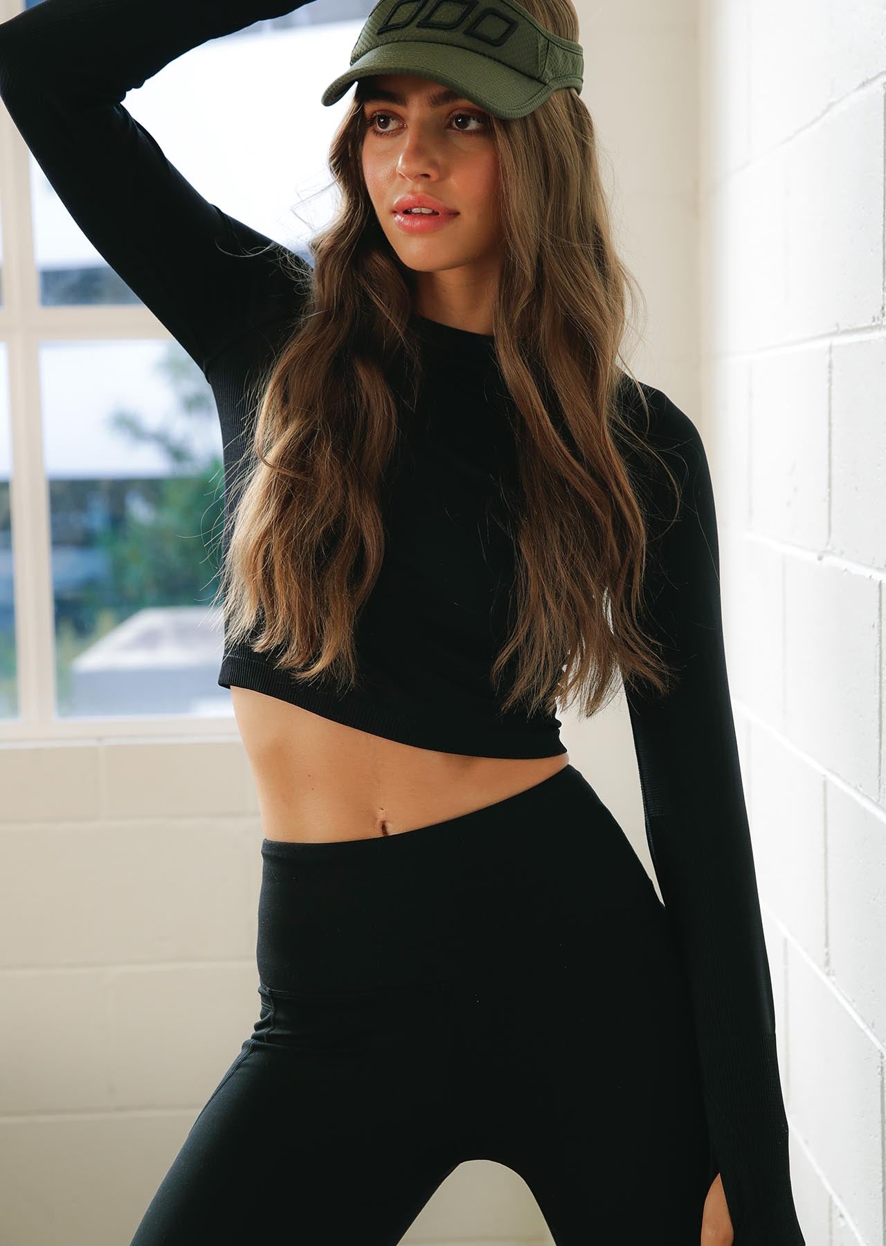 Lorna Jane Ventilation Visor - Luxury Green