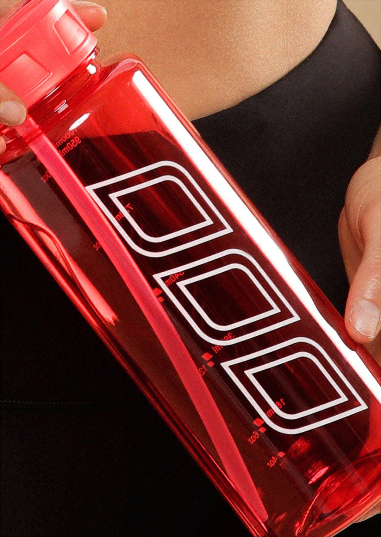 Lorna Jane Classic 1L Water Bottle - Hot Tomato