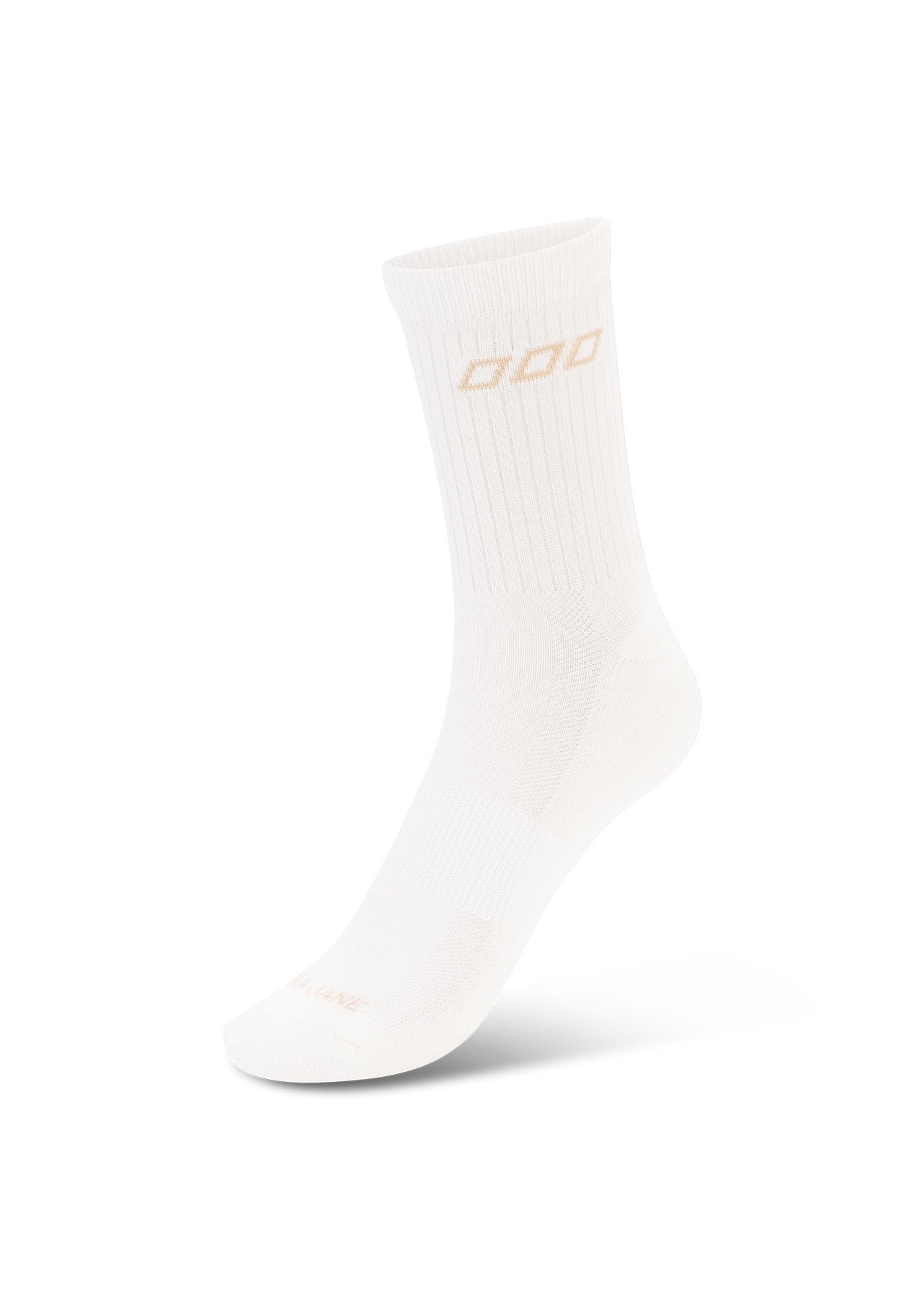 Lorna Jane LJ Quarter Crew Socks - Porcelain