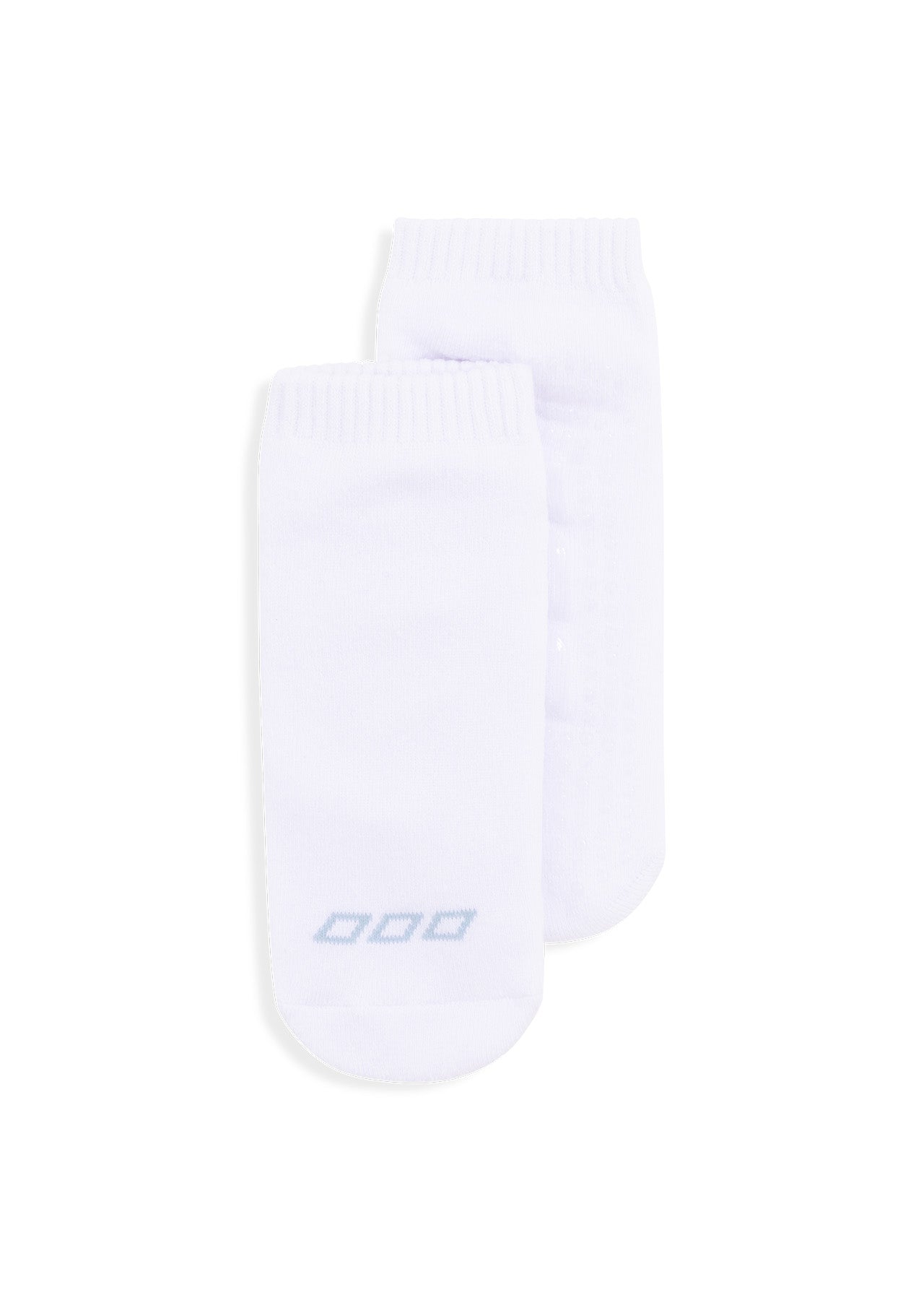 Lorna Jane 2PK Icon Pilates Grip Socks - White/Toulouse Blue