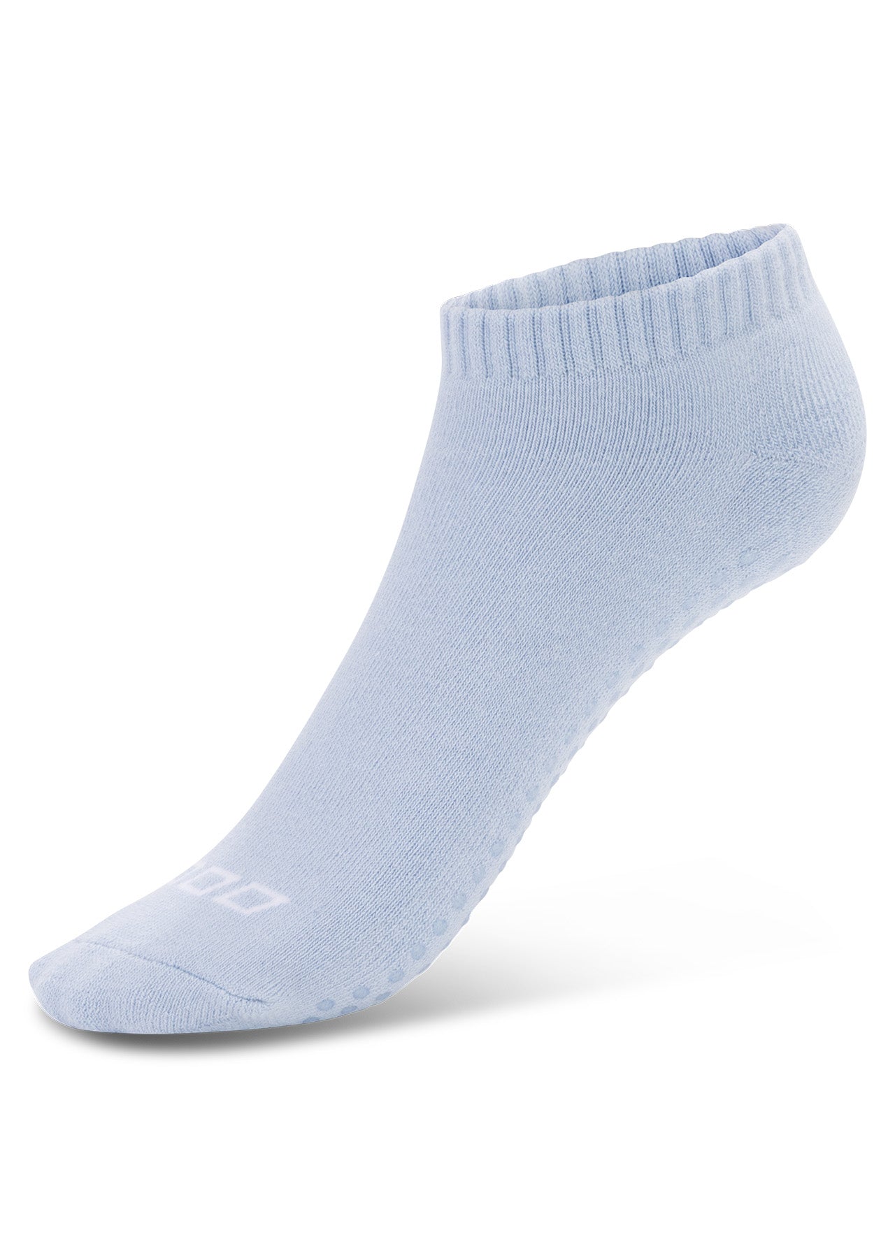 Lorna Jane 2PK Icon Pilates Grip Socks - White/Toulouse Blue