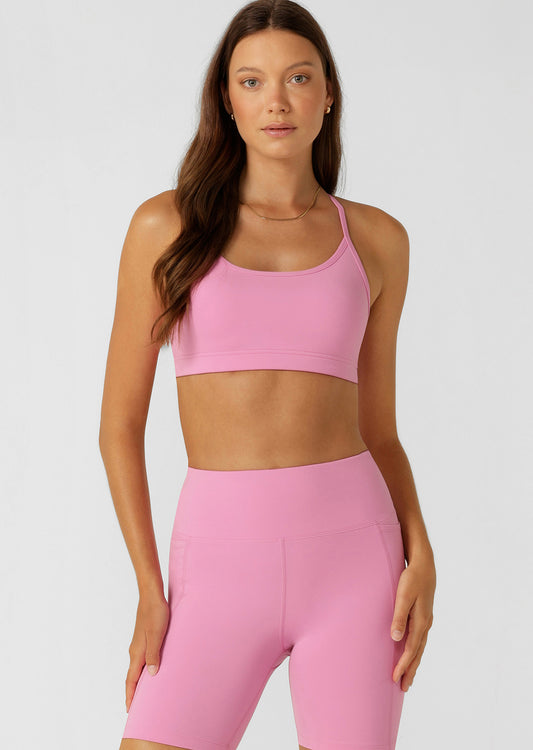Lorna Jane Pammy Sports Bra - Pink Mauve