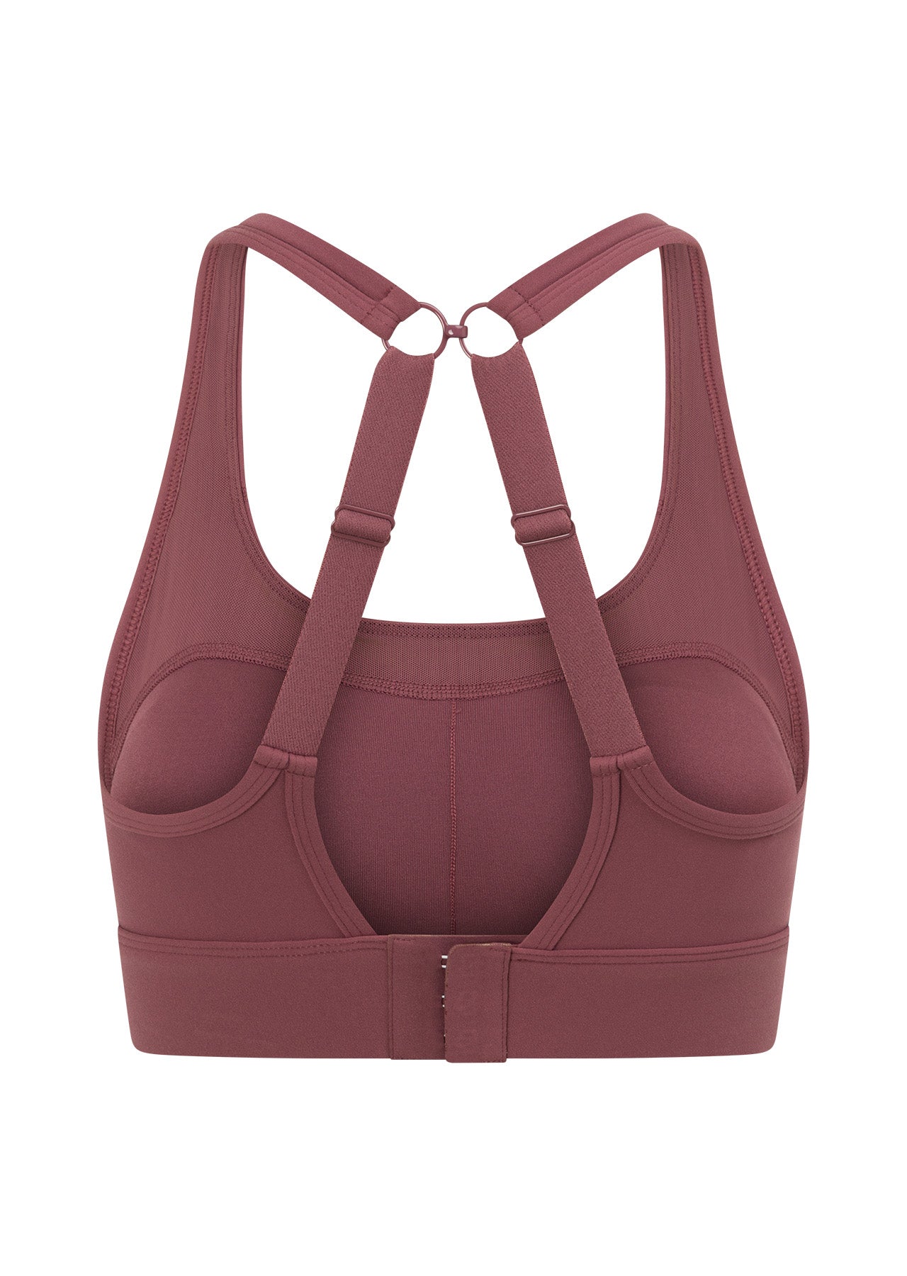 Lorna Jane Amy Maximum Support Sports Bra - Dark Rose Blush