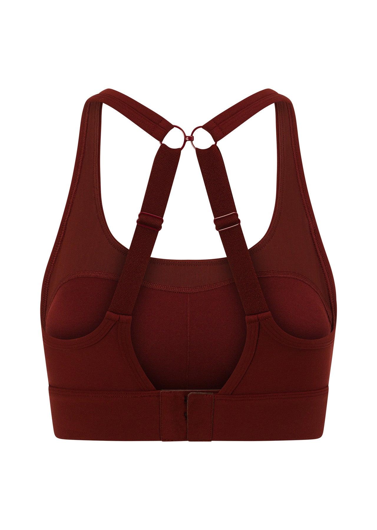 Lorna Jane Amy Maximum Support Sports Bra - Dark Ruby