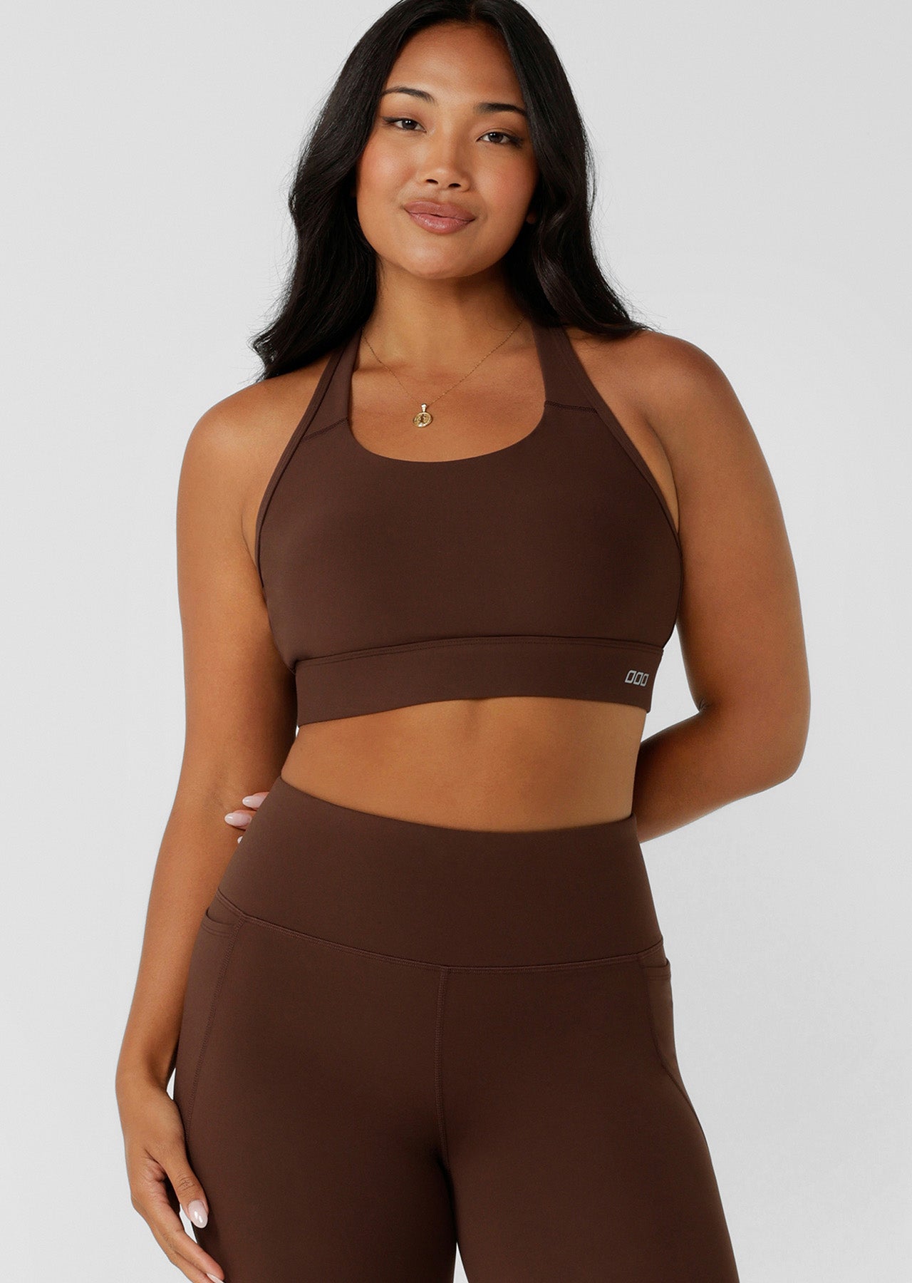 Lorna Jane Amy Maximum Support Sports Bra - Espresso