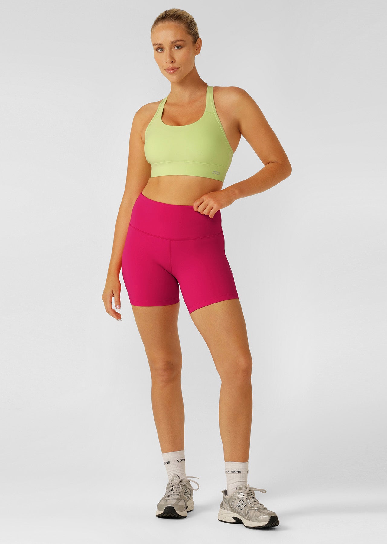 Lorna Jane Amy Maximum Support Sports Bra - Glow Green