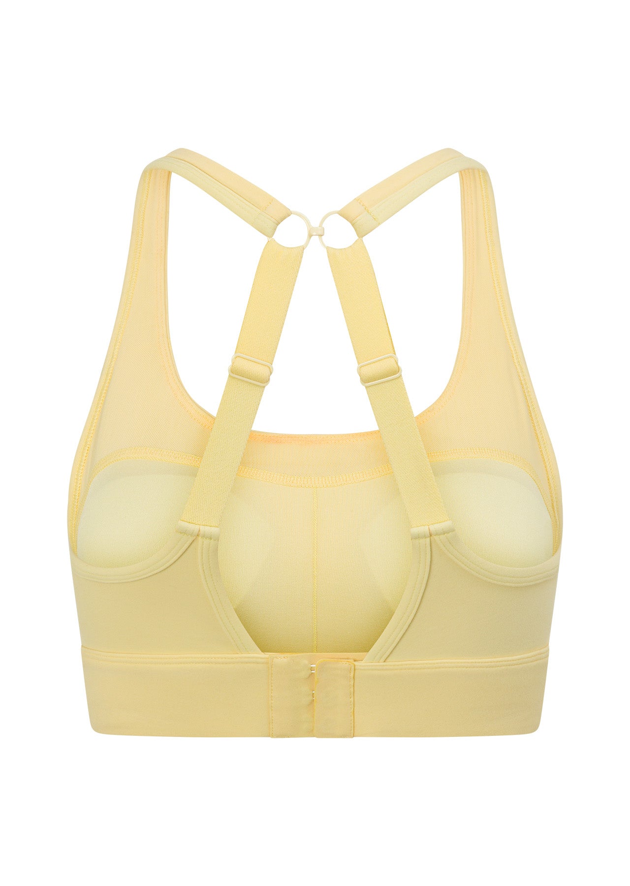 Lorna Jane Amy Maximum Support Sports Bra - Lemon Cream