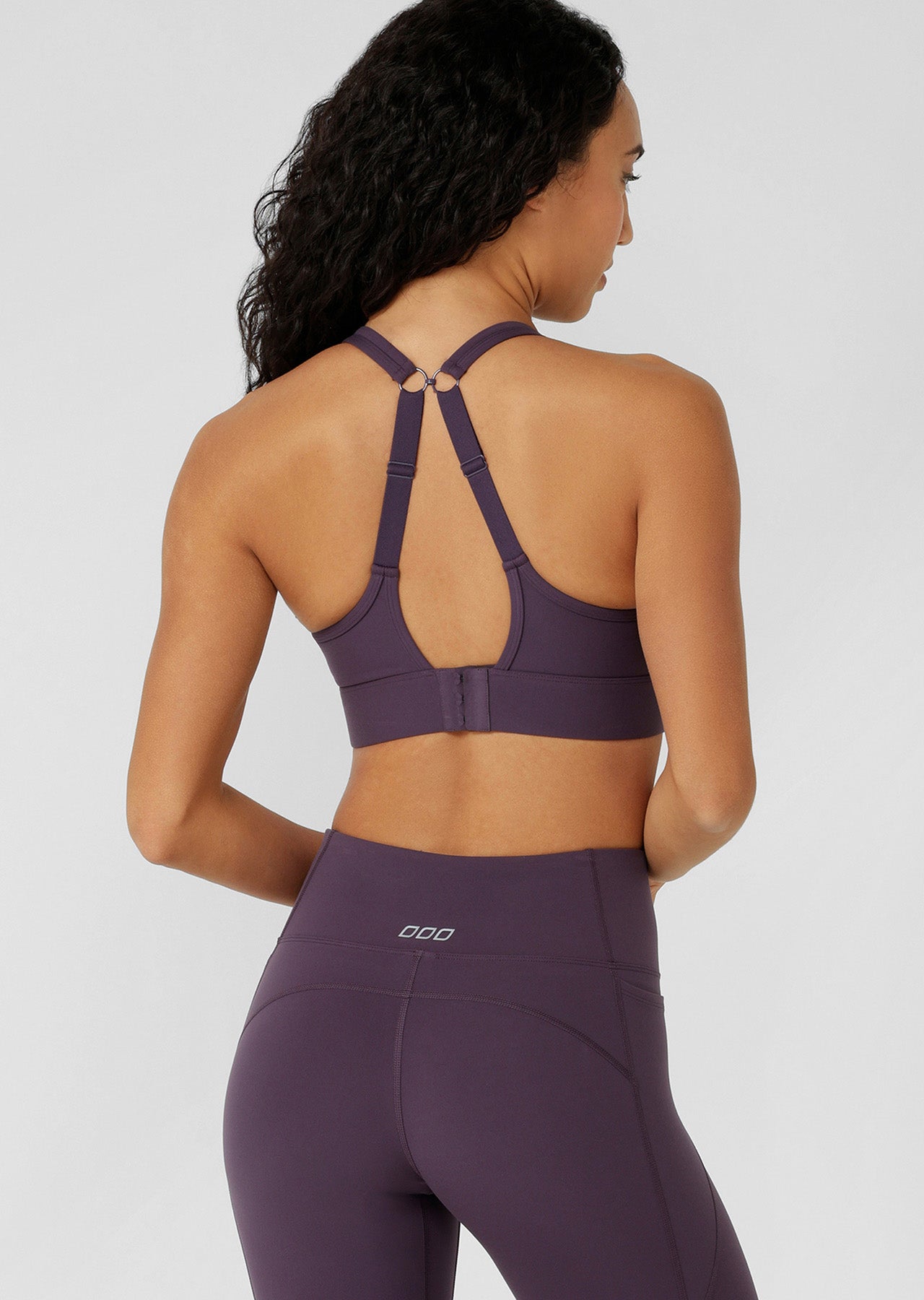 Lorna Jane Amy Maximum Support Sports Bra - Midnight Plum