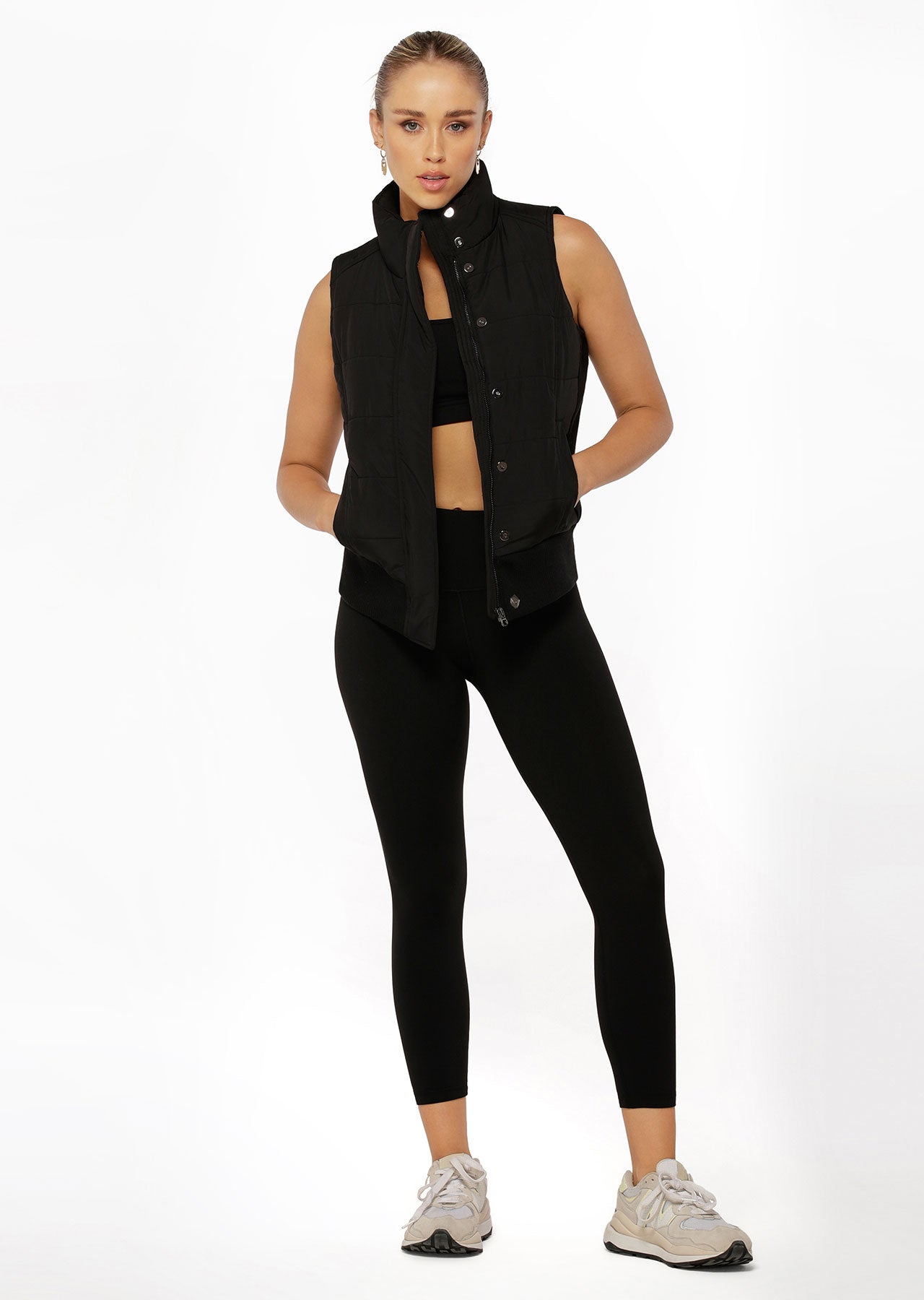 Lorna Jane Ultimate S/Less Puffer Vest - Black