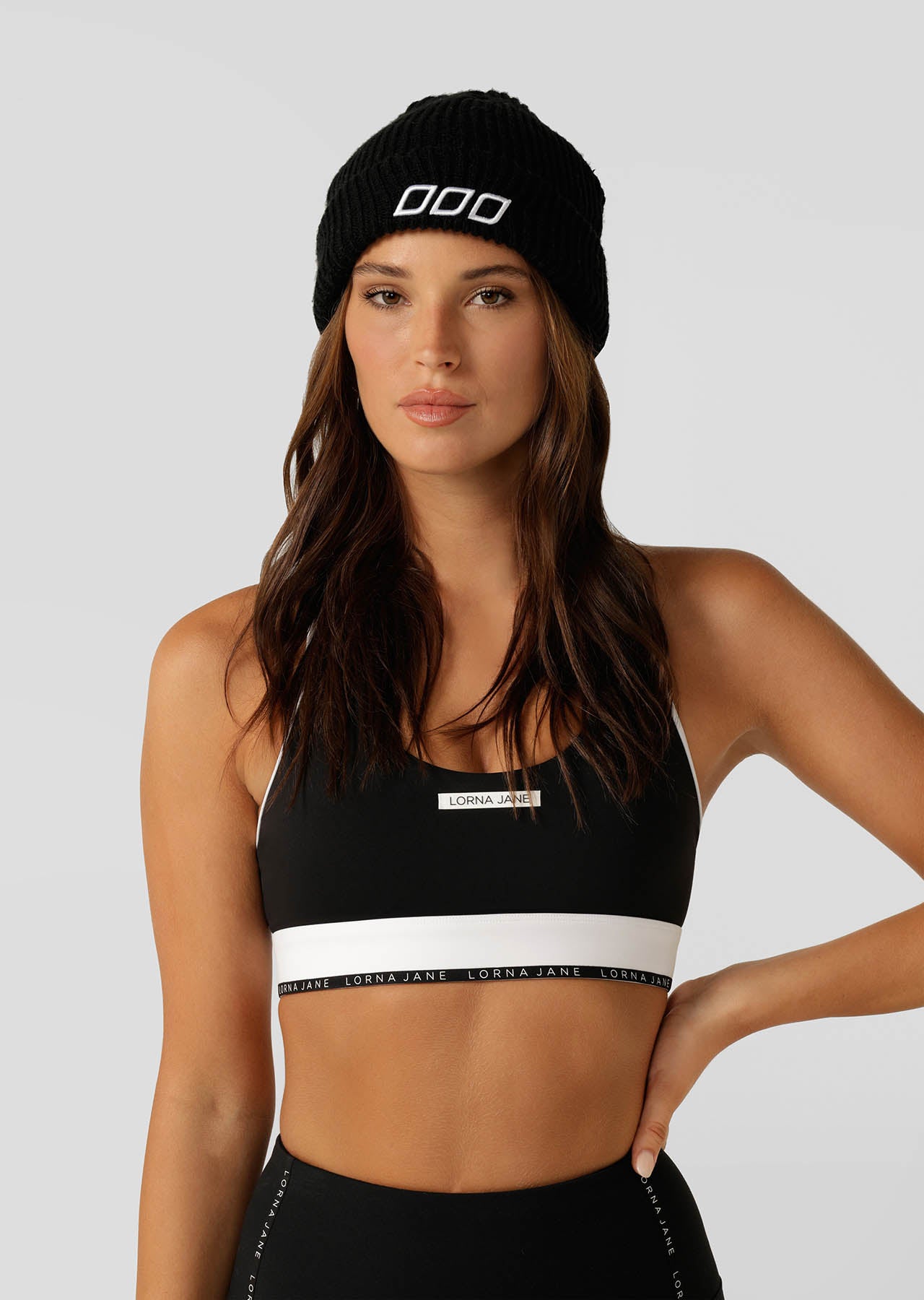 Lorna Jane Chill Out Beanie - Black
