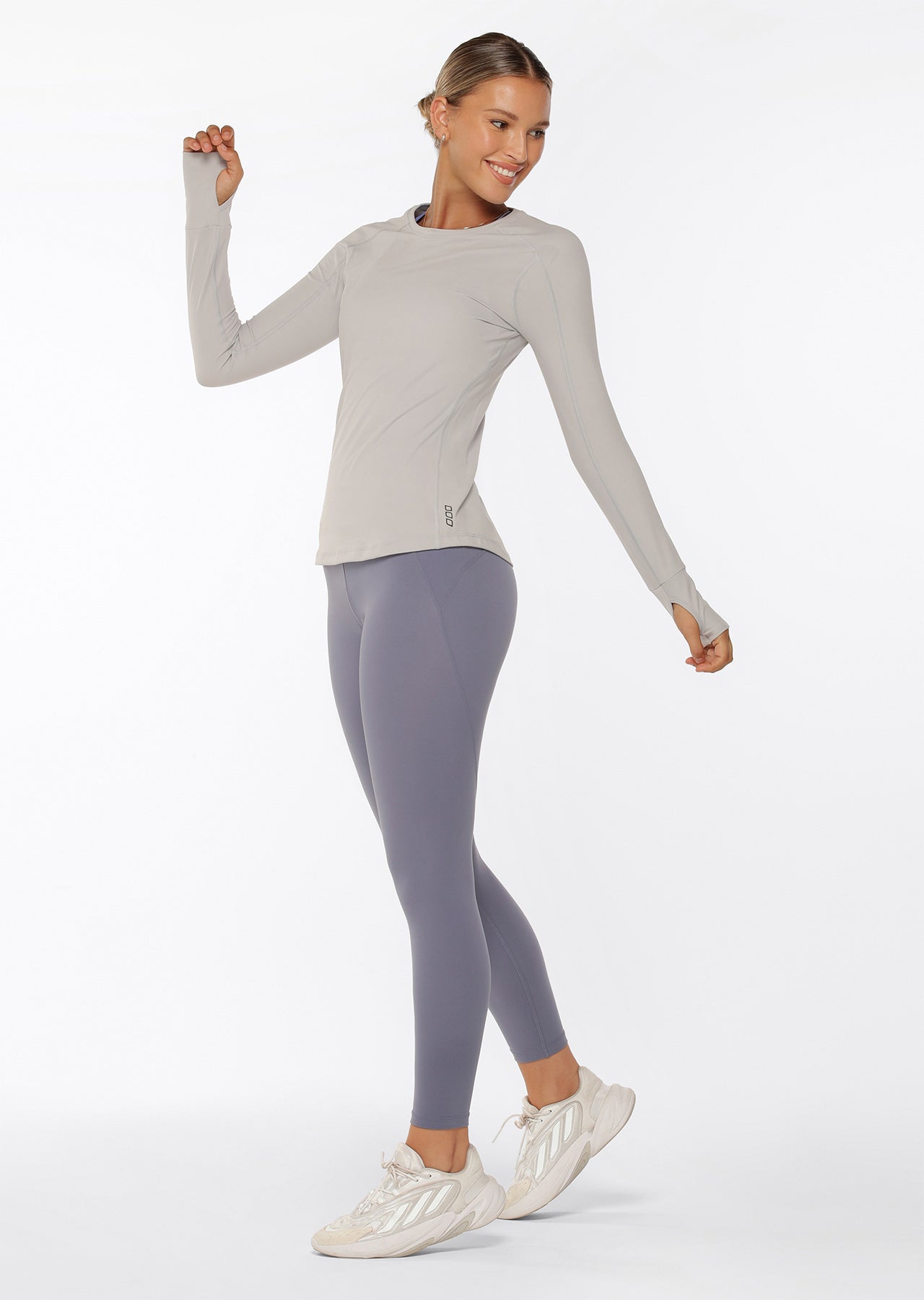 Lorna Jane New Amy Ankle Biter Tight - Mirage Blue