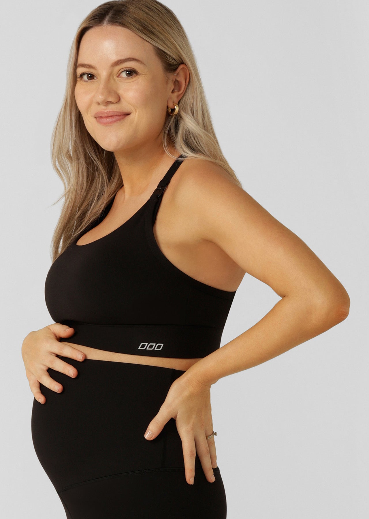 Lorna Jane LJ Nursing Bra - Recycled Black