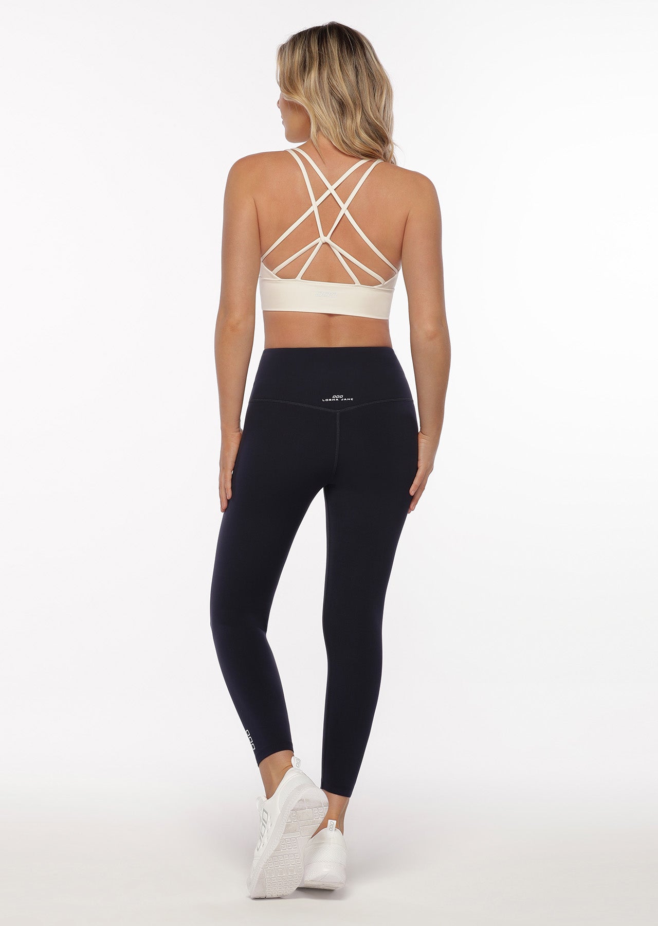 Lorna Jane LJ Long Line Sports Bra - Cream
