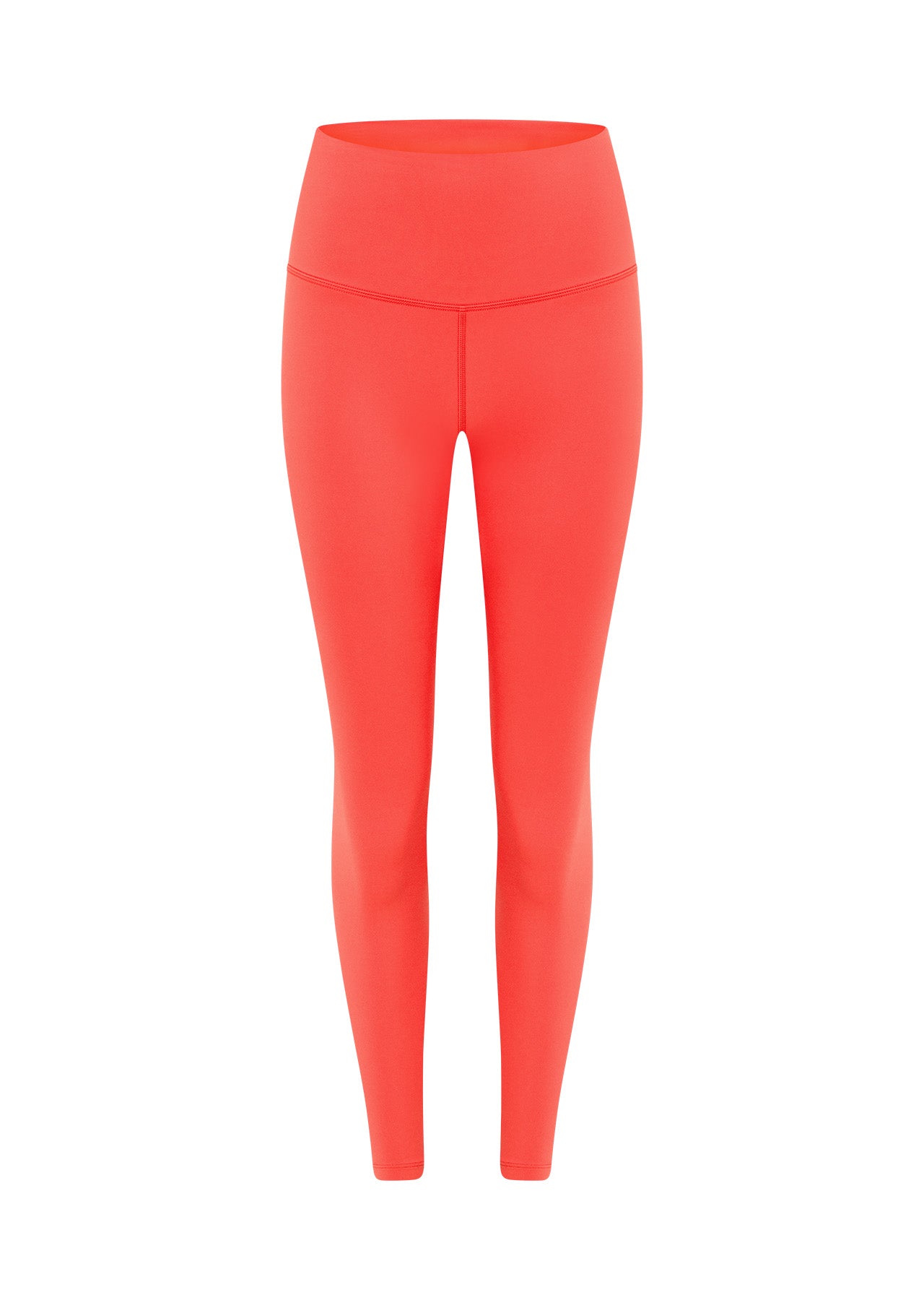 Lorna Jane Hi-Fold Lotus Ankle Biter Leggings - Strawberry