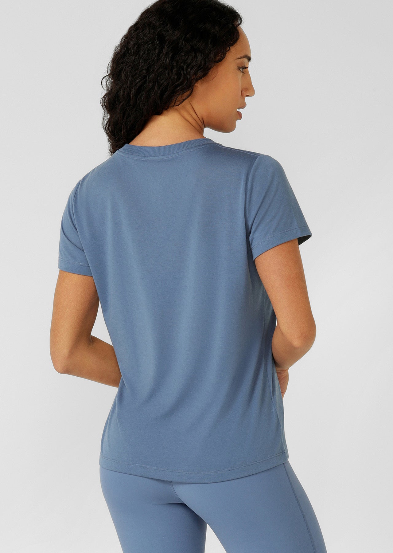 Lorna Jane Lotus T-Shirt - Moonlight Blue