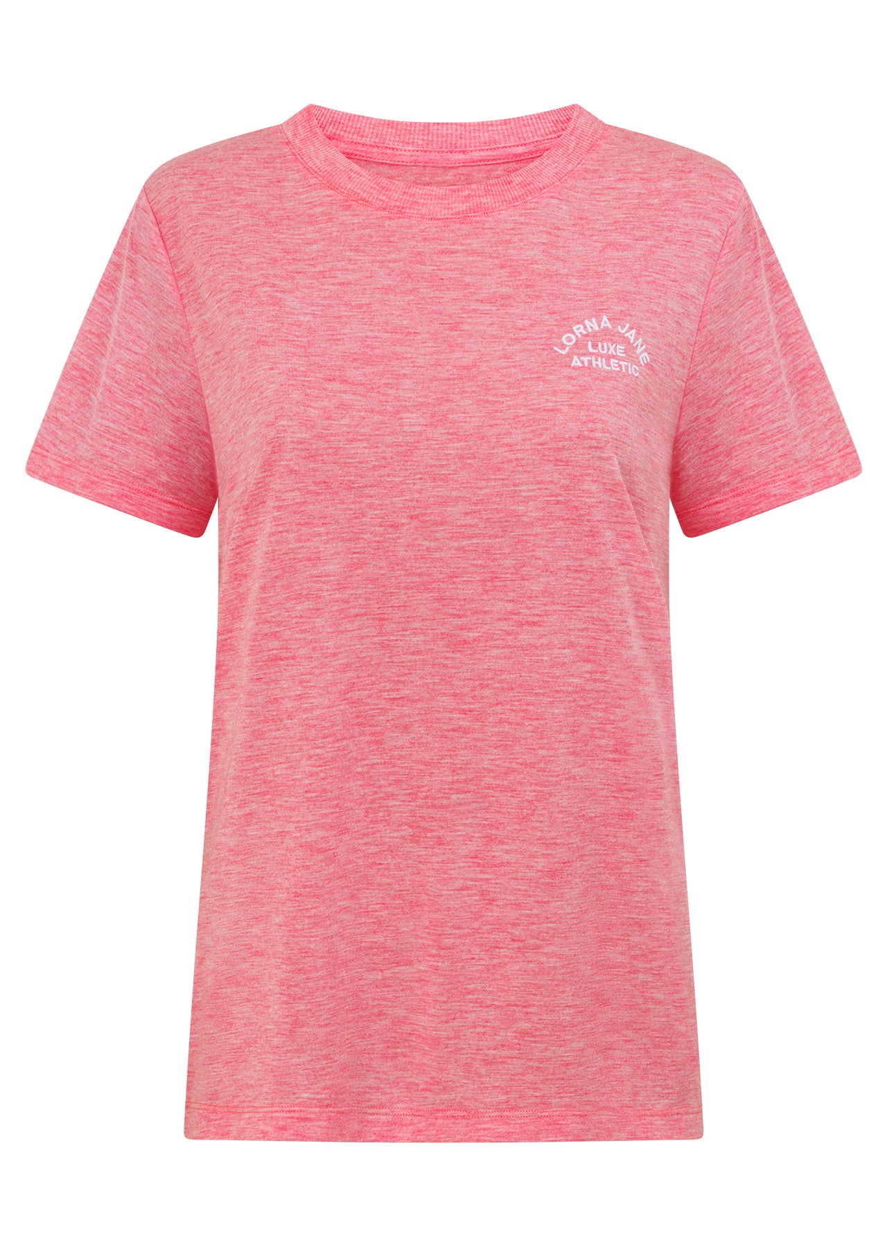 Lorna Jane Lotus T-Shirt - Strawberry Marl