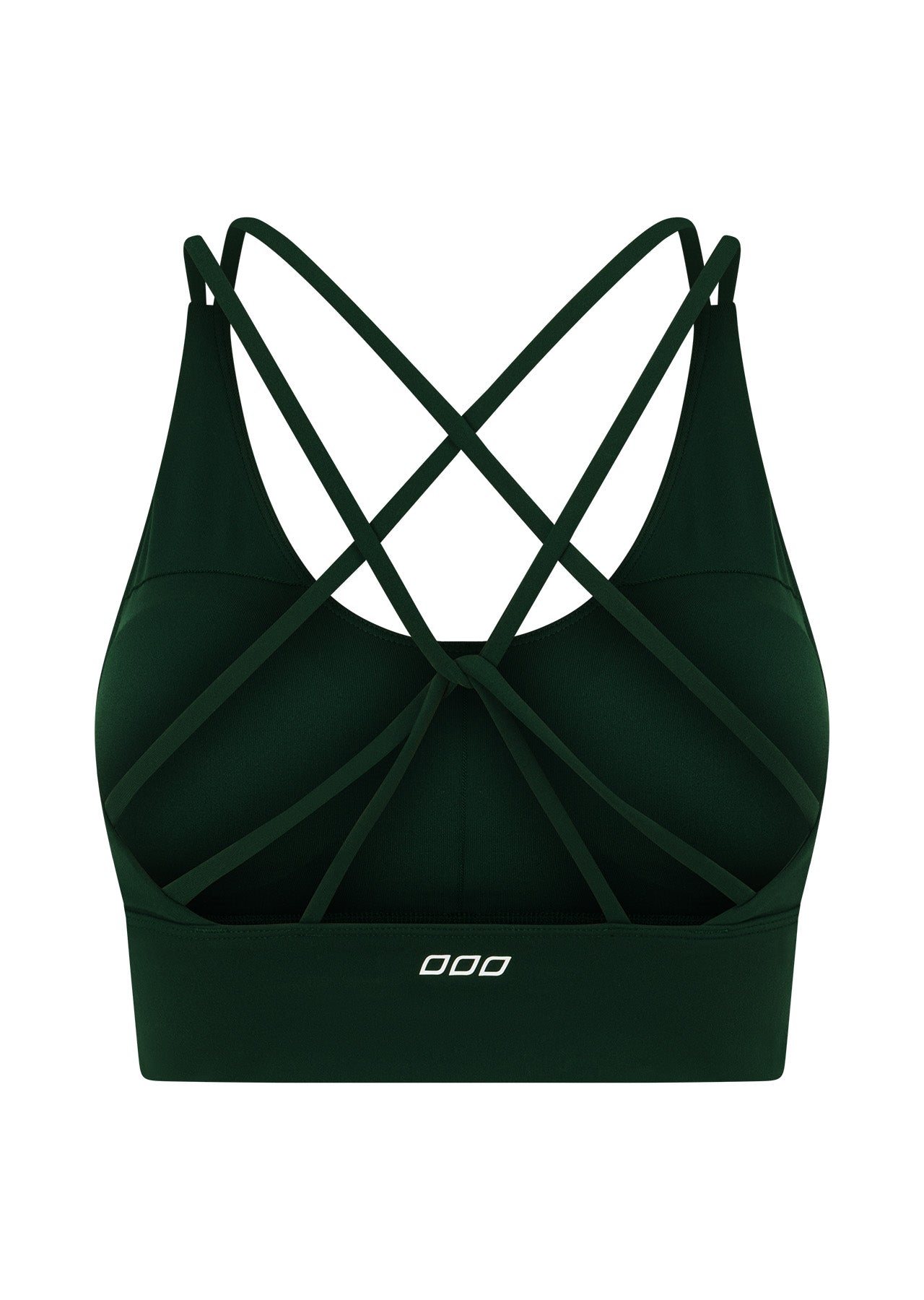 Lorna Jane Lotus Longline Sports Bra - Dark Green