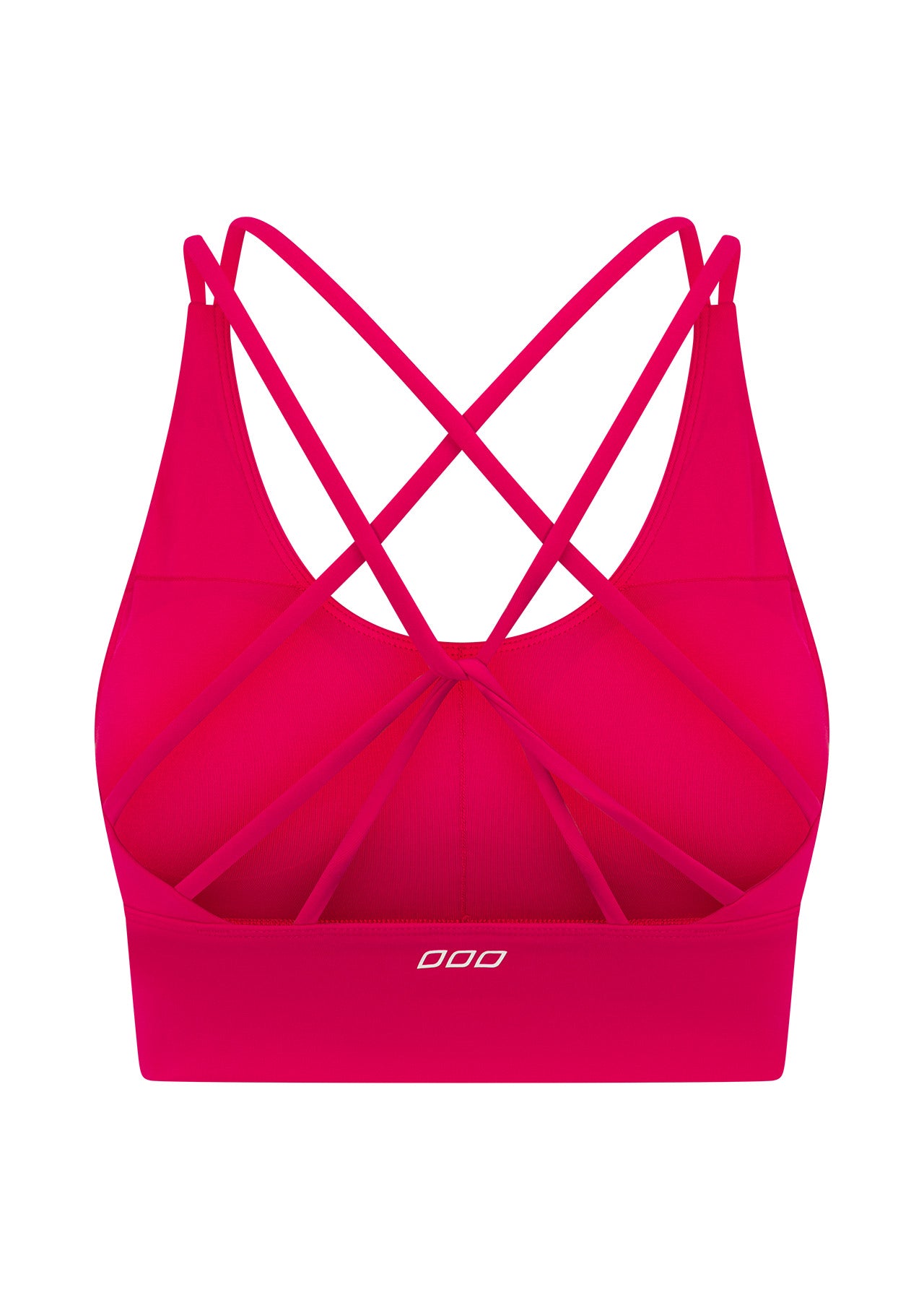 Lorna Jane Lotus Longline Sports Bra - Vivid Pink