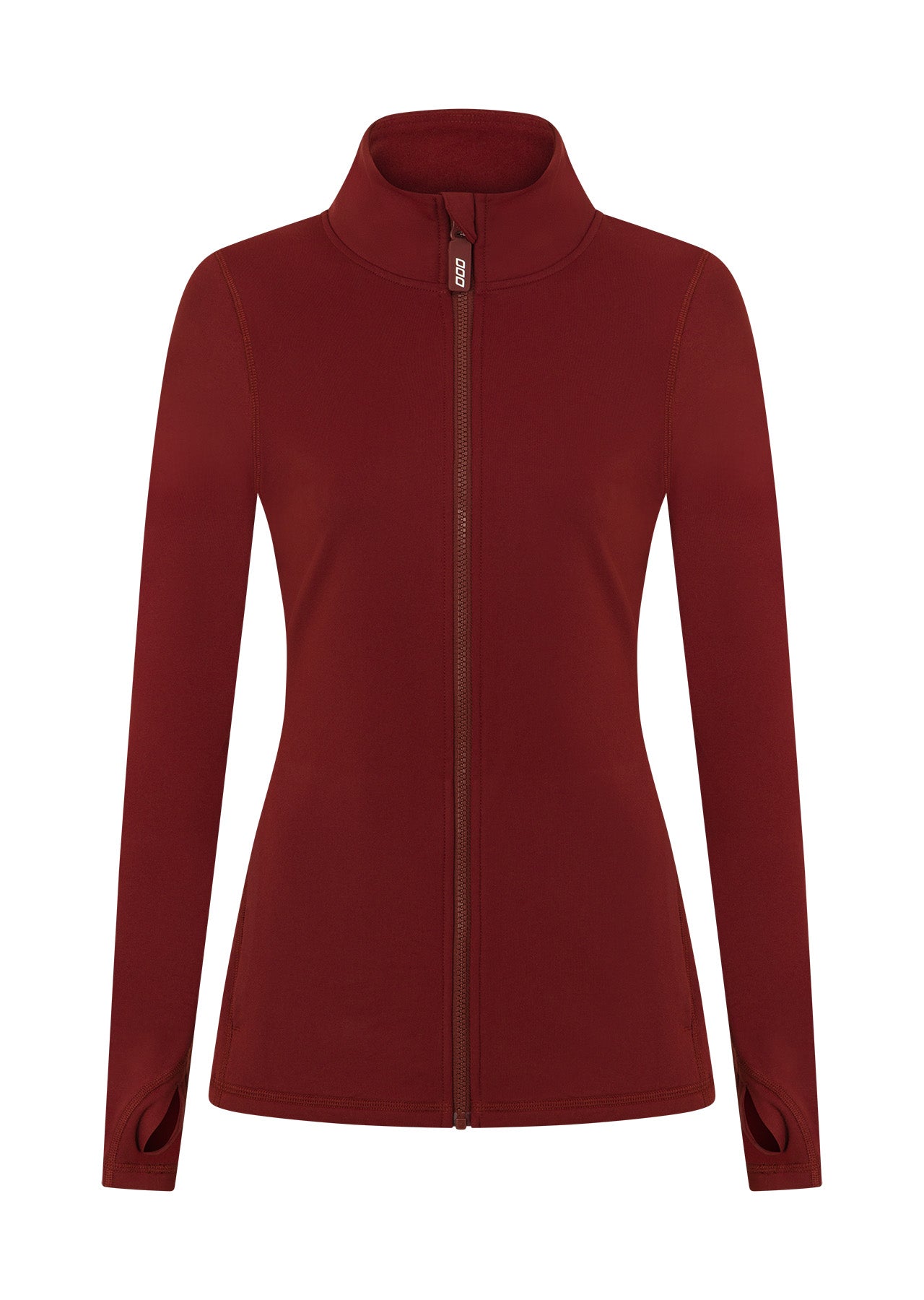 Lorna Jane Amy Thermal Active Zip Through Jacket - Dark Ruby