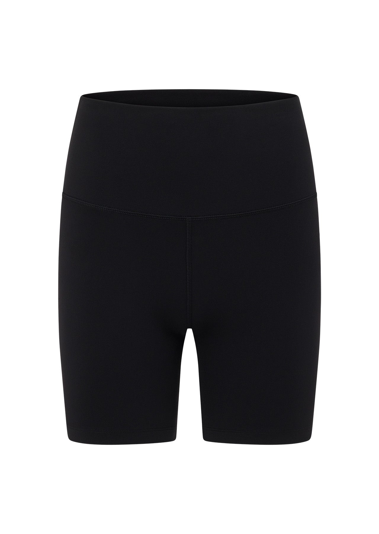 Lorna Jane Hi-Fold Lotus 16cm Bike Shorts - Black