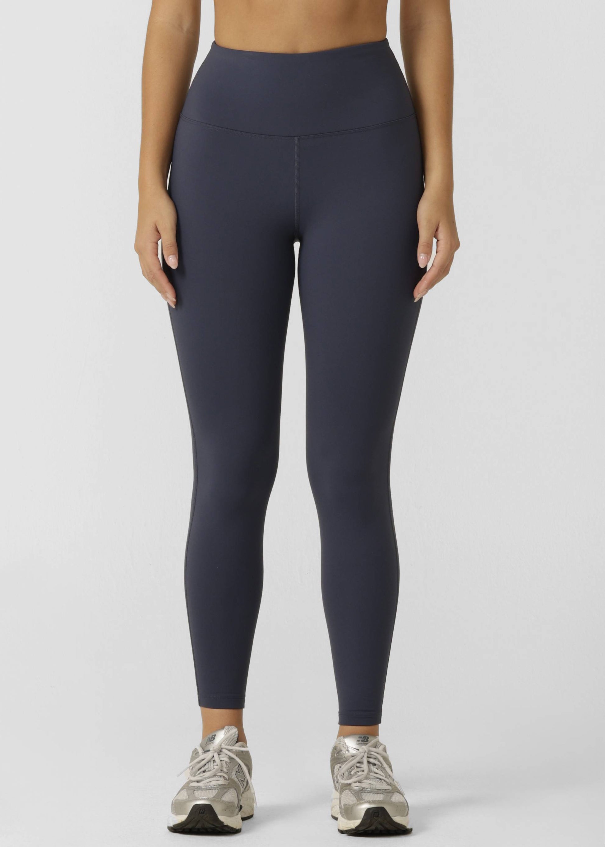 Lorna Jane Lotus Thermal No Chafe Full Length Leggings - Ash Blue