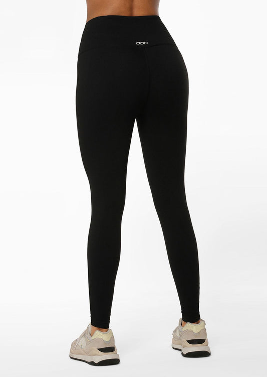 Lorna Jane Lotus Thermal No Chafe Full Length Leggings - Black