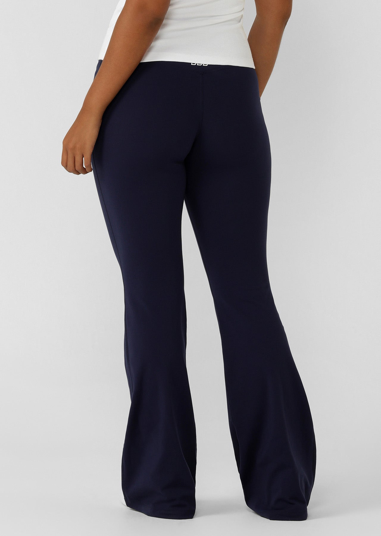 Lorna Jane Lotus Flared Leggings - French Navy