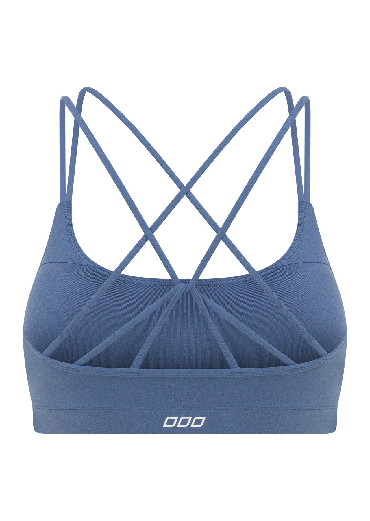 Lorna Jane Lotus Cropped Sports Bra - Moonlight Blue